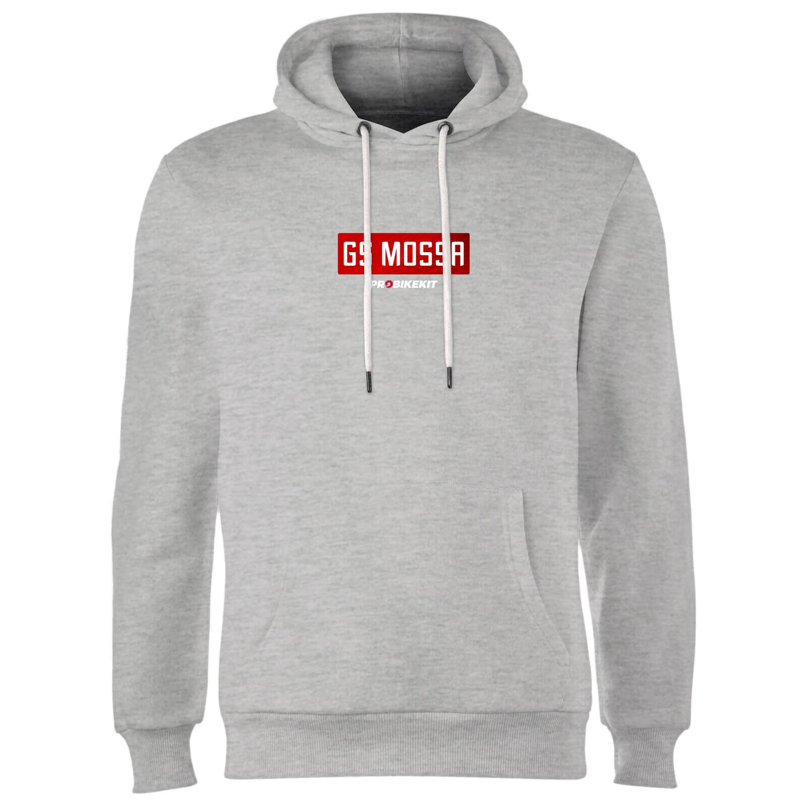 PBK GS Mossa Boxed Chest Logo Hoodie - Grey - M - Grey