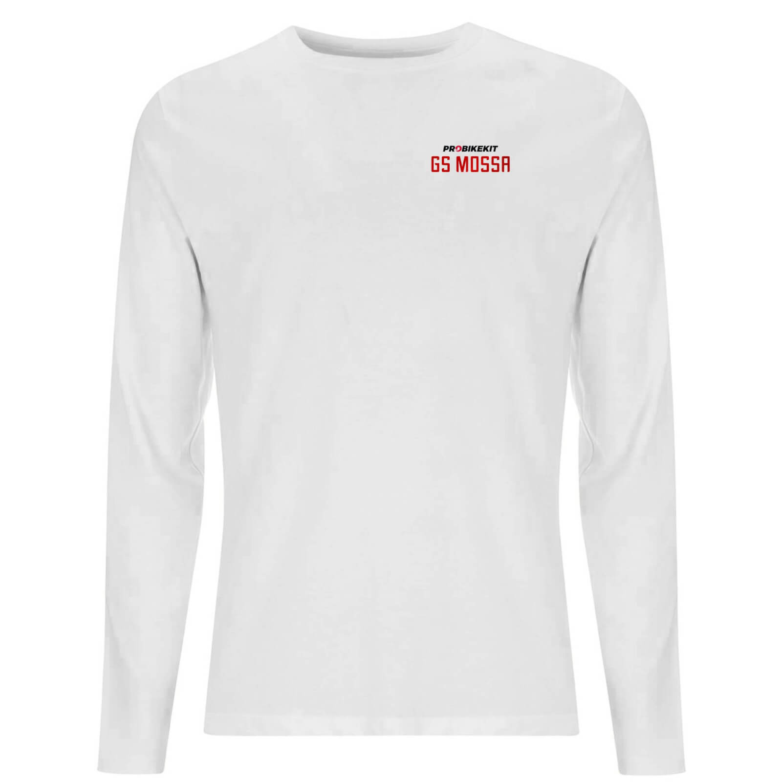 PBK GS Mossa Pocket Print Open Chest Logo Men's Long Sleeve T-Shirt - White - M - White