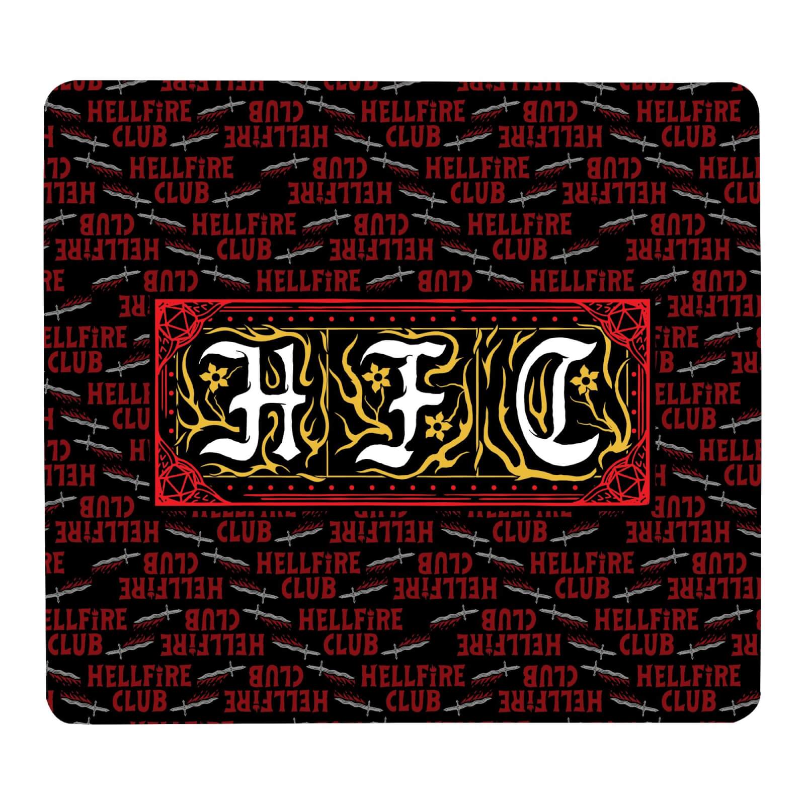 Stranger Things Hellfire Club Text Gaming Mouse Mat - Small