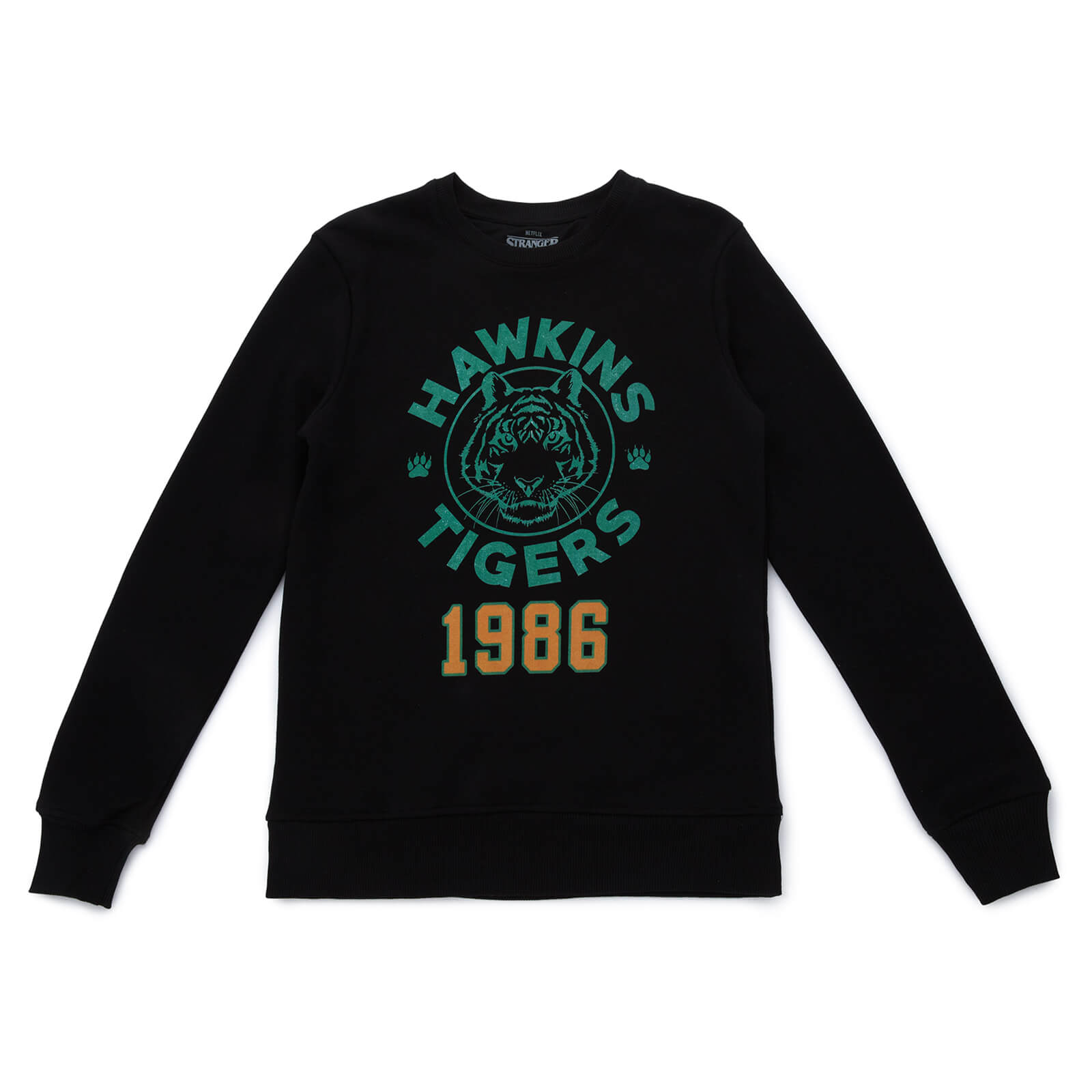 

Stranger Things Hawkins Tigers 1986 Sweatshirt - Black - XXL