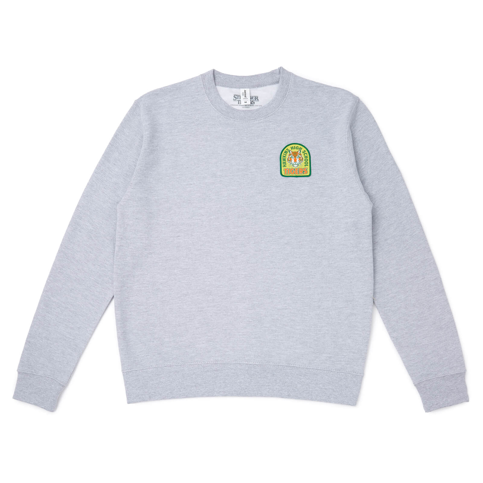 

Stranger Things Tigers Badge Sweatshirt - Grey - XL