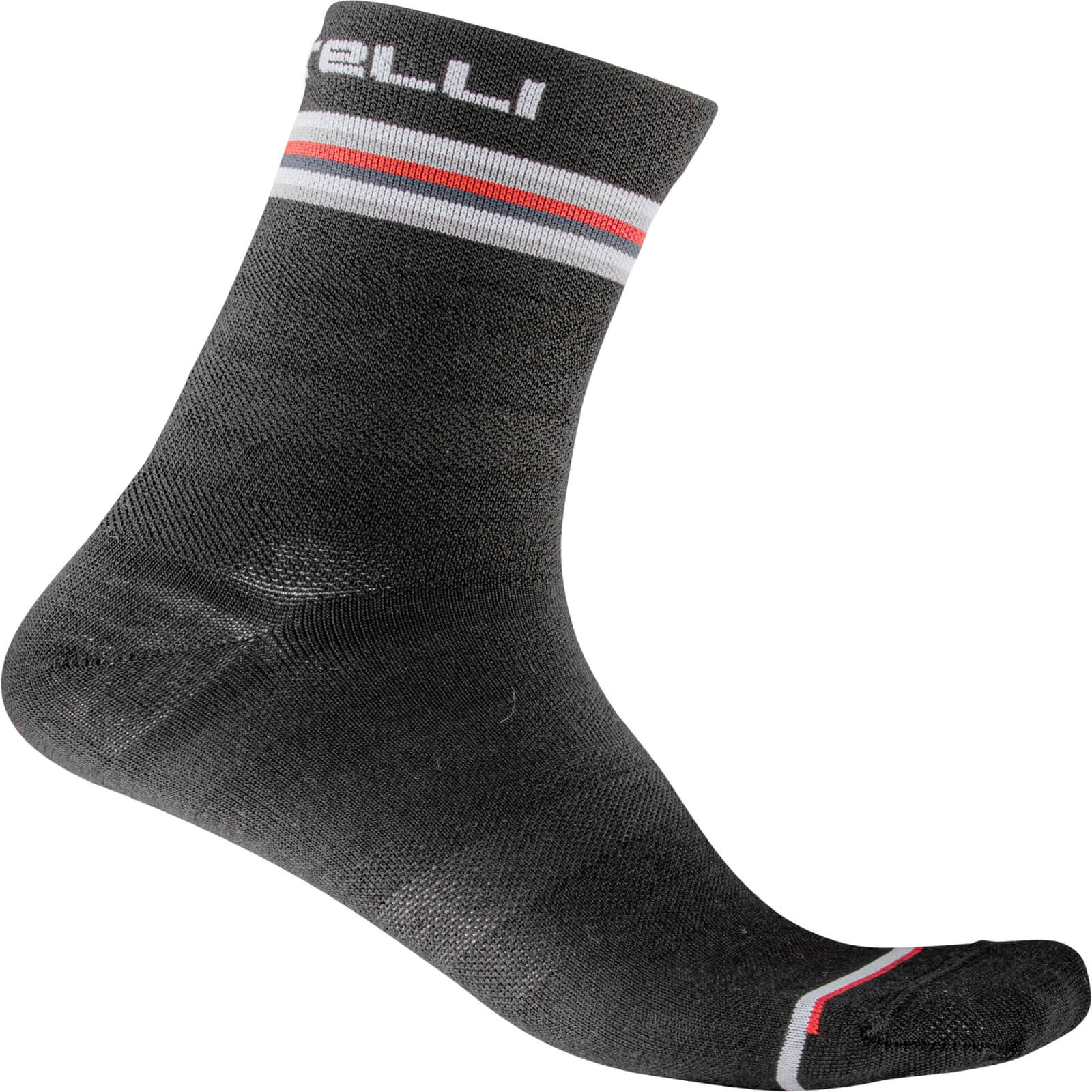 Castelli Women's Go 15 Socks - L/XL - White/Fuchsia