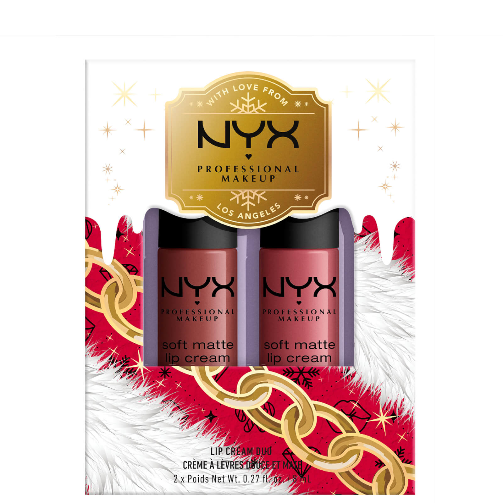

NYX Professional Makeup Soft Matte Lip Cream Duo Gift Set - Rome and Cannes