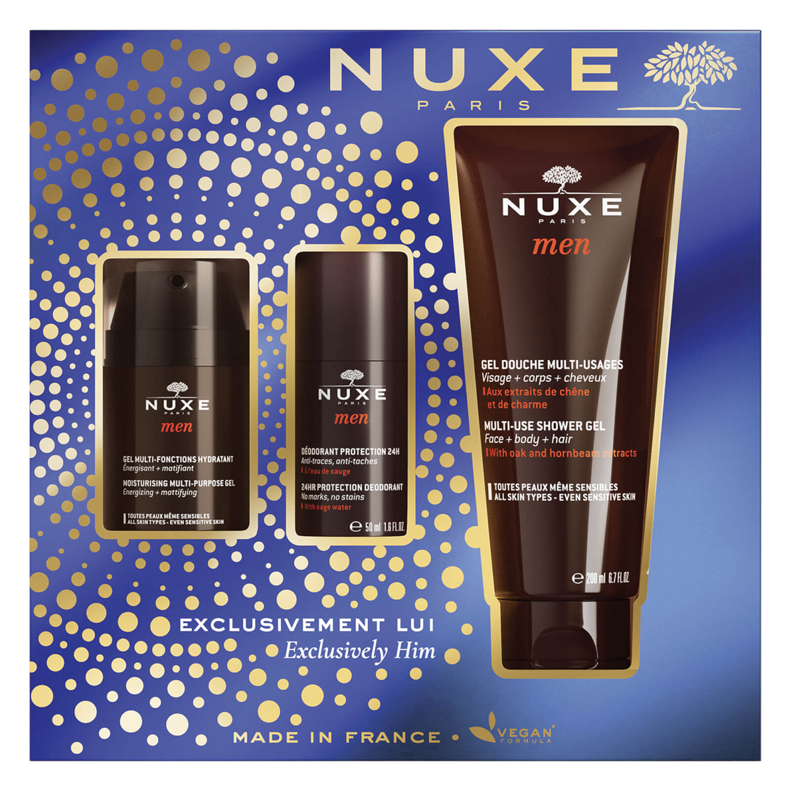 NUXE MEN Exclusively Him Gift Set