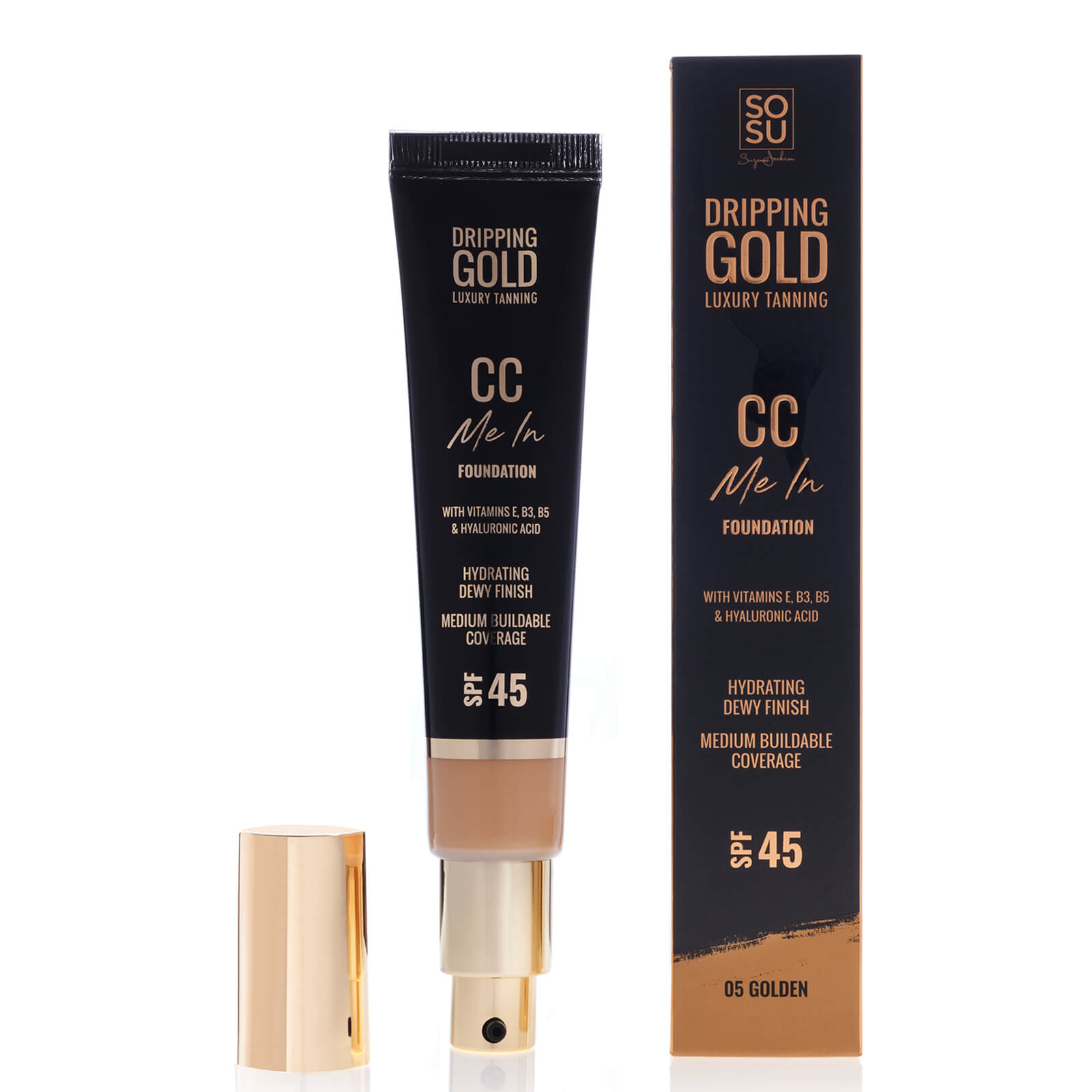 Dripping Gold CC Cream SPF 52g (Various Shades) - Golden