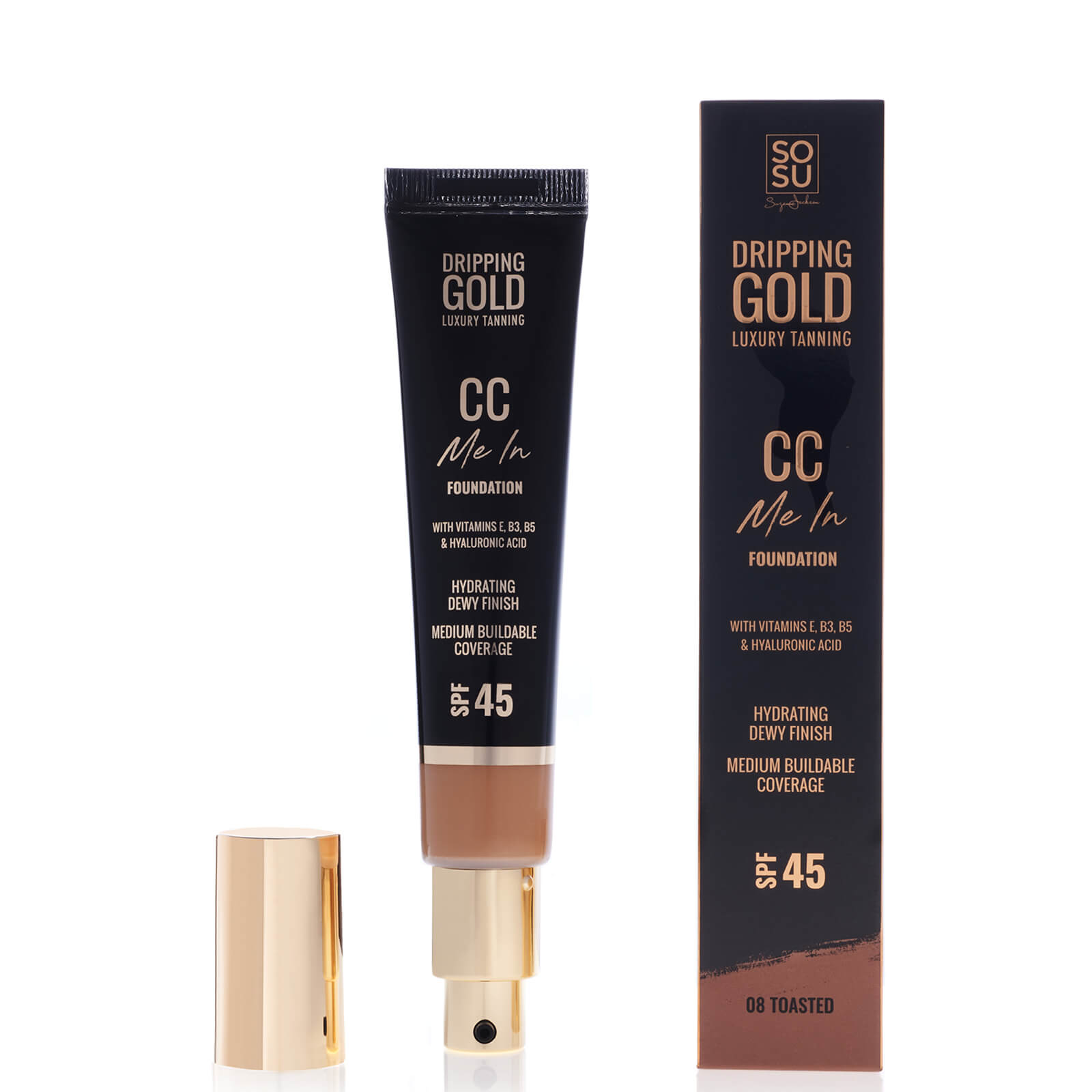 Dripping Gold Cc Cream Spf 52g (various Shades) - Toasted