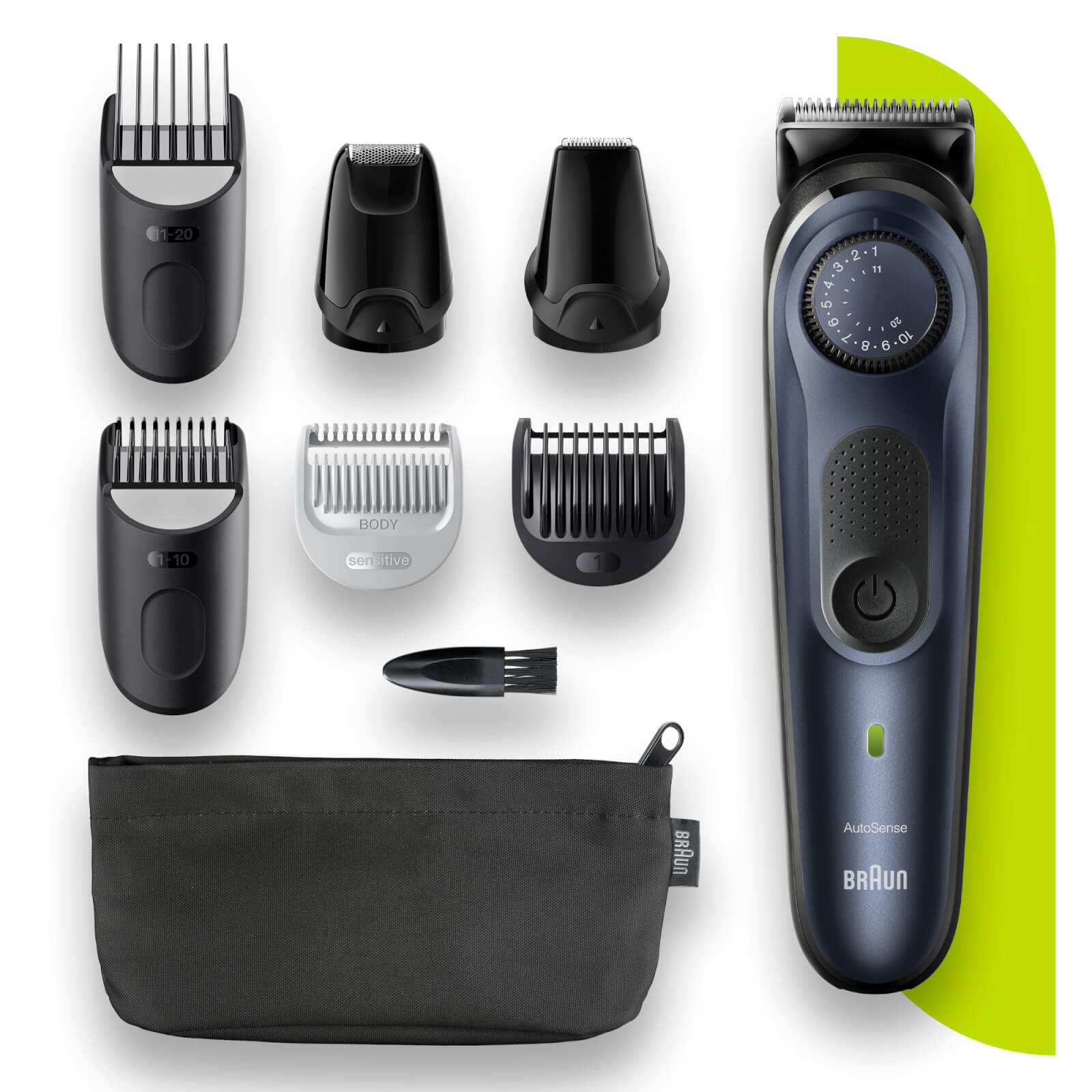 

Braun Beard Trimmer 7 BT7330, Beard Trimmer For Men, Hair Clipper, For Face, Hair