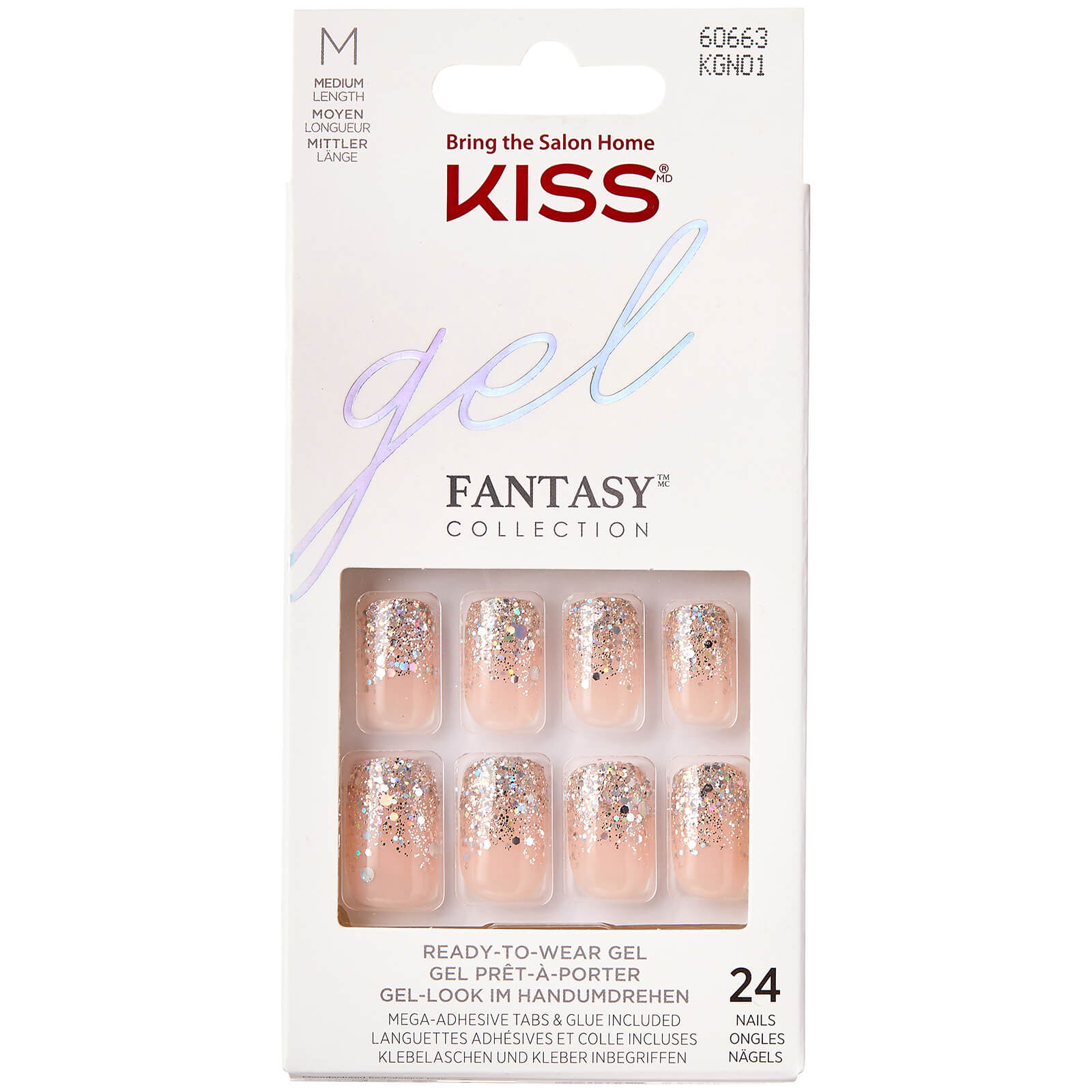 KISS Gel Fantasy Nails (Various Shades) - Fanciful