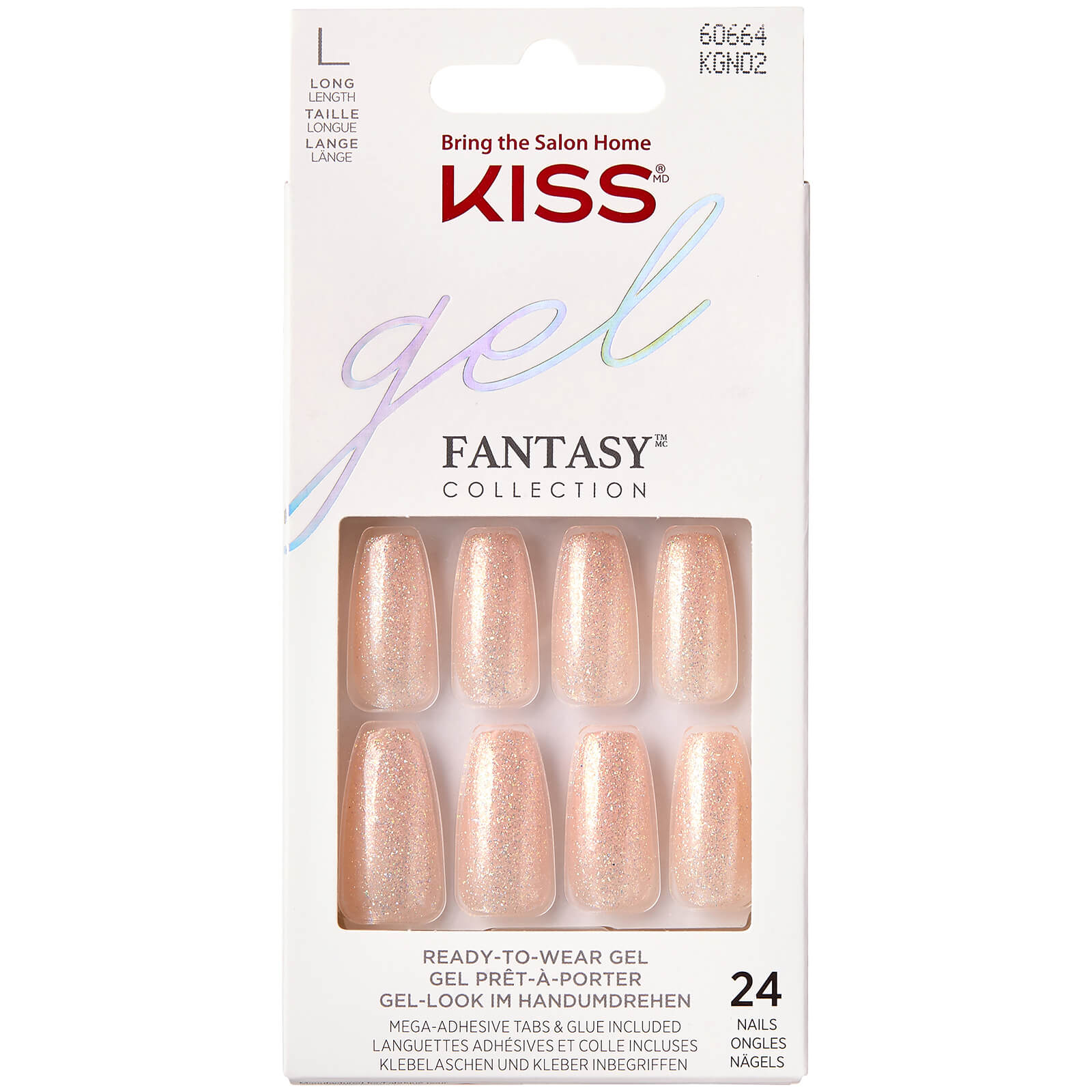 KISS Gel Fantasy Nails (Various Shades) - Rock Candy
