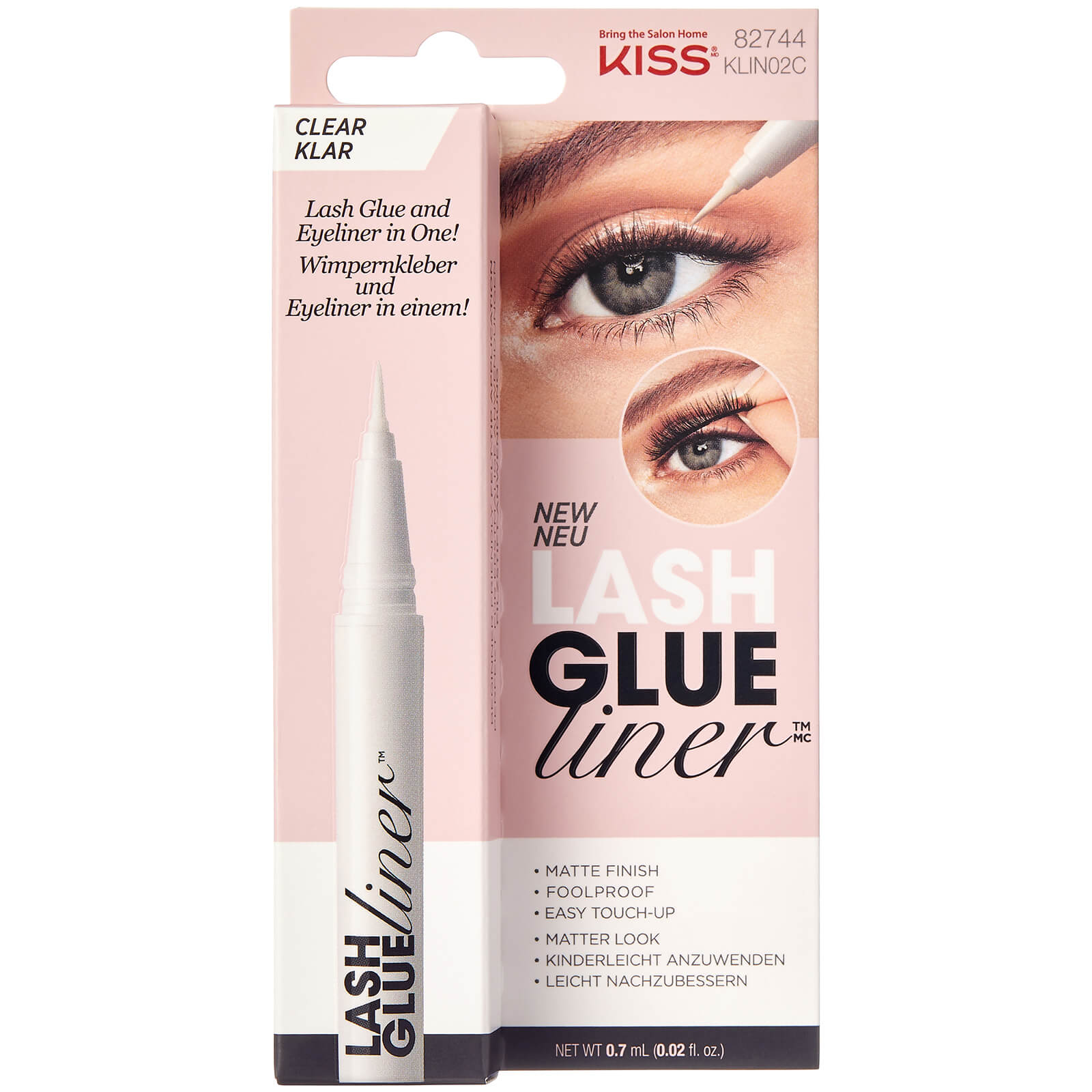 KISS Glue Liner (Various Shades) - Clear