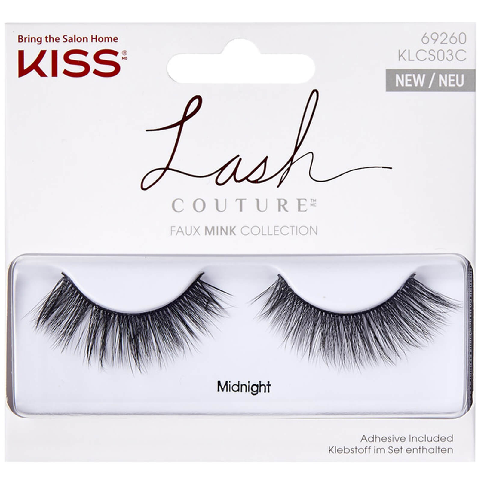 KISS Lash Couture Faux Mink (Various Options) - Midnight
