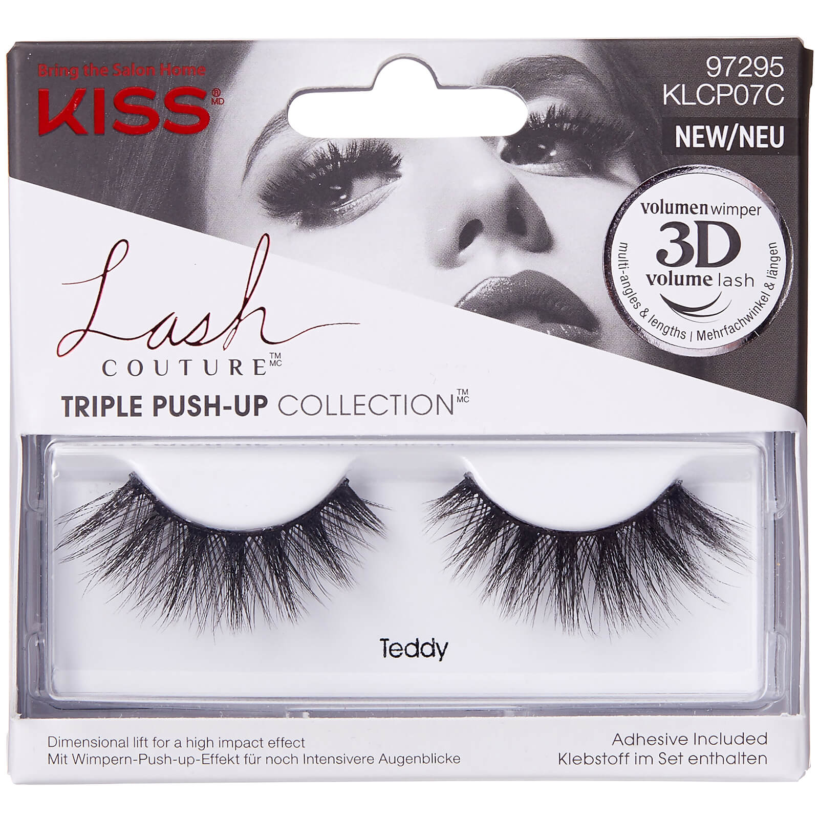 KISS Lash Couture Triple Push Up (Various Options) - Teddy