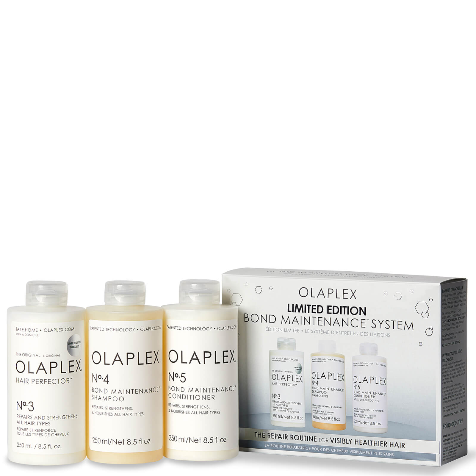 Olaplex Bond Maintenance Holiday Kit - Jumbo No.3, No.4, No.5 (Worth $137.00)