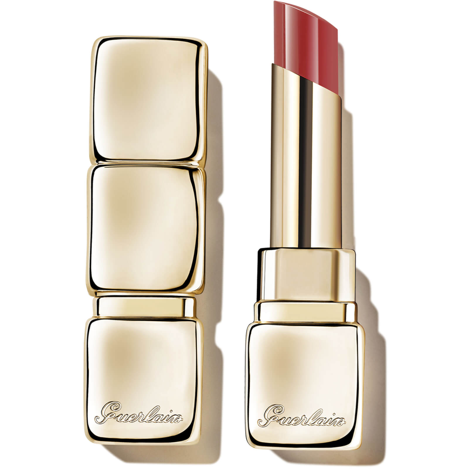 Photos - Lipstick & Lip Gloss Guerlain Kisskiss Shine Bloom Lipstick 3.2g  - 219 Eternal (Various Shades)