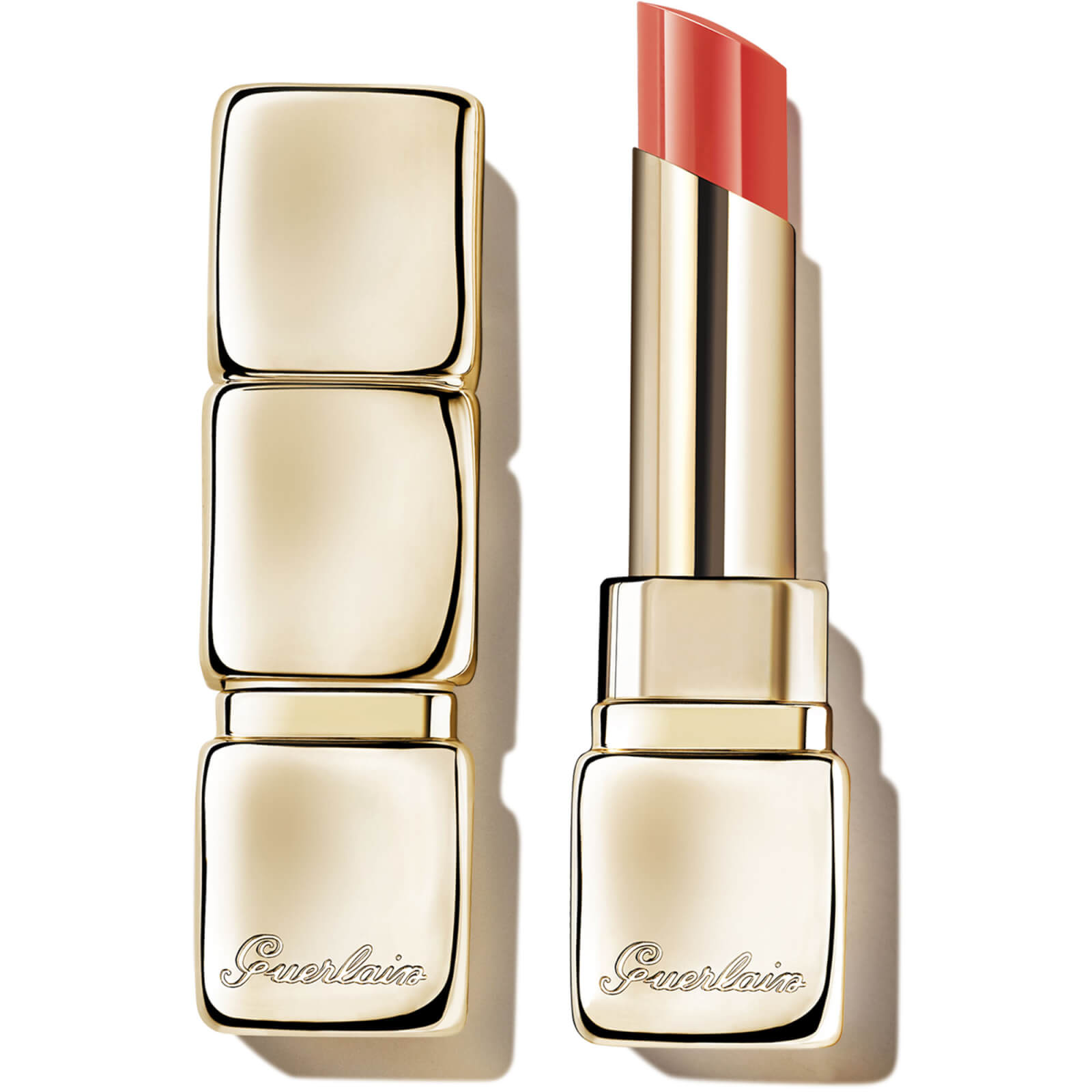 

Guerlain Kisskiss Shine Bloom Lipstick 3.2g (Various Shades) - 319 Peach Kiss