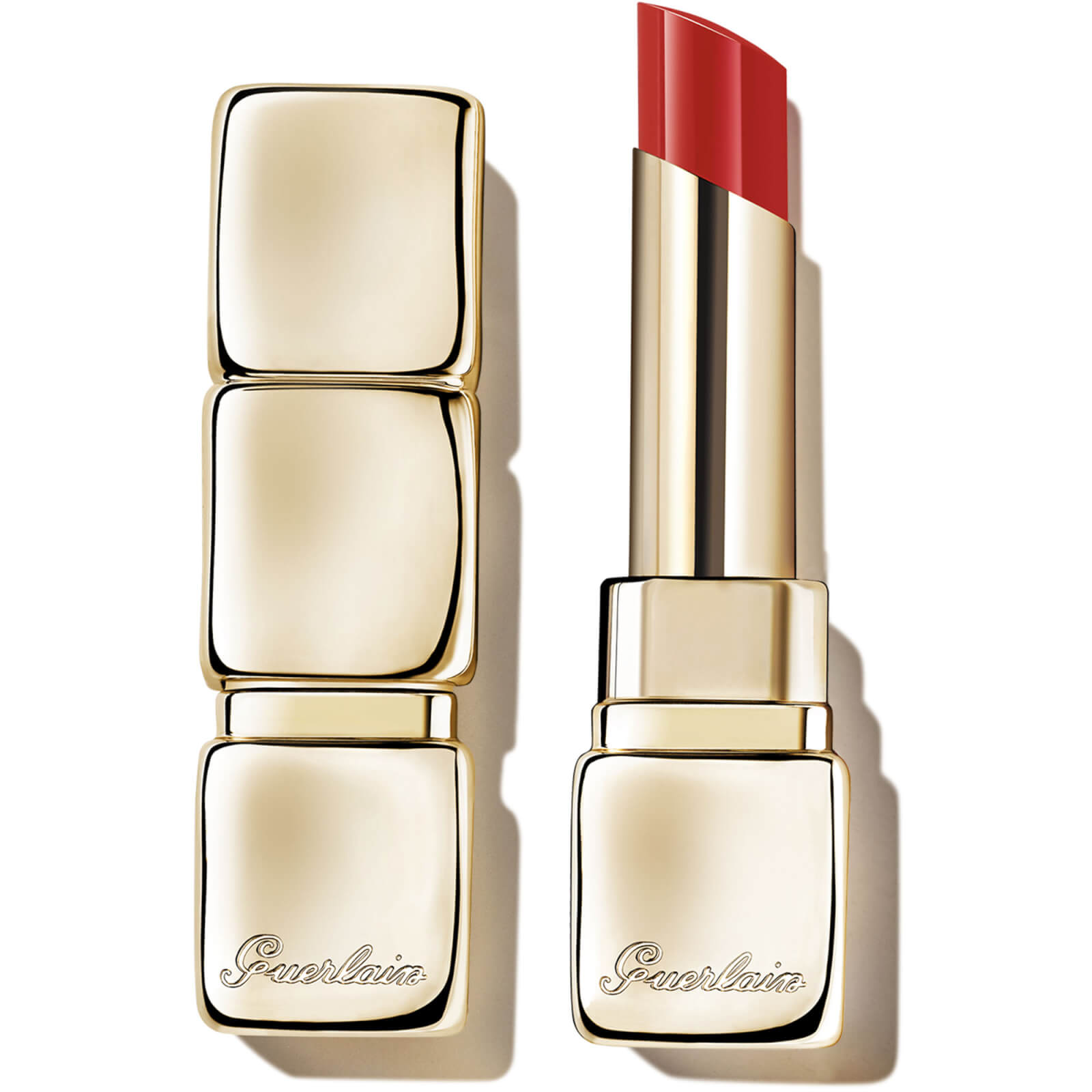 Guerlain Kisskiss Shine Bloom Lipstick 3.2g (Various Shades) - 709 Petal Red