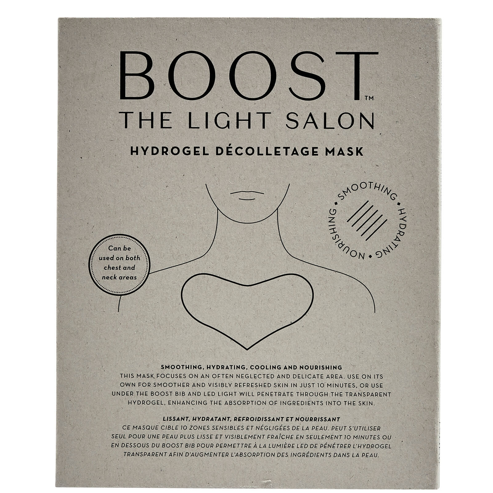 The Light Salon Hydrogel Décolletage Mask 12g