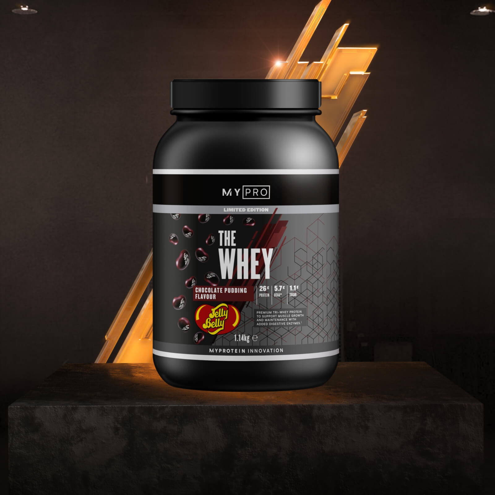 Image of THE Whey - 30servings - Jelly Belly - Chocolate Pudding