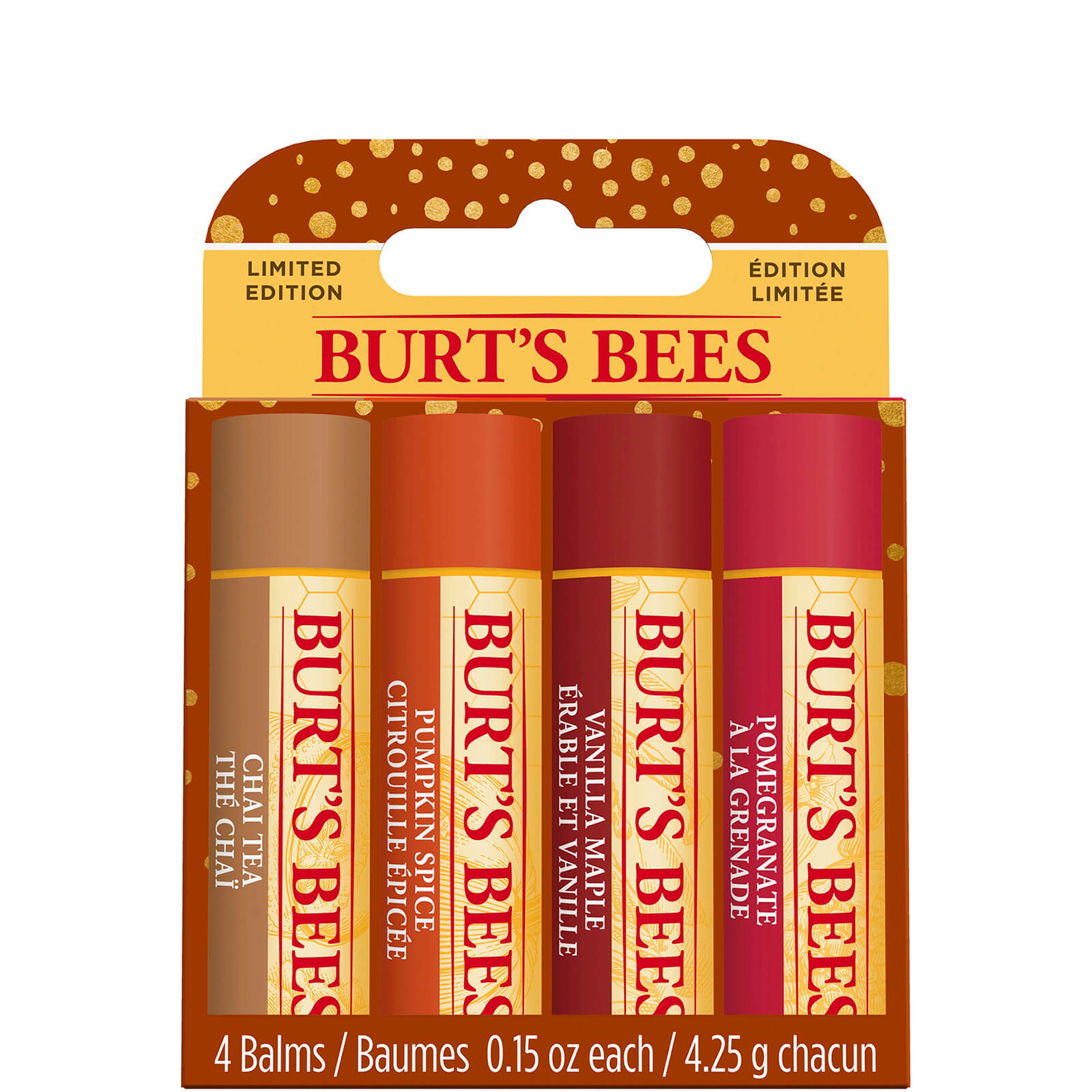 Burt's Bees Fall Lip Balm Gift Set