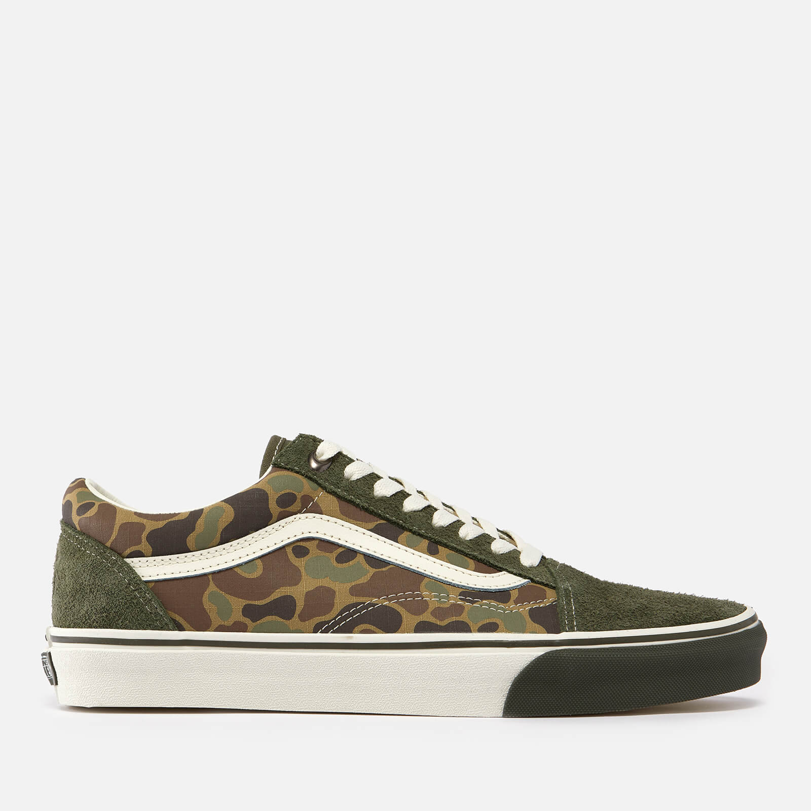 Vans Men's Camo Old Skool Trainers - Uk Green Size 9