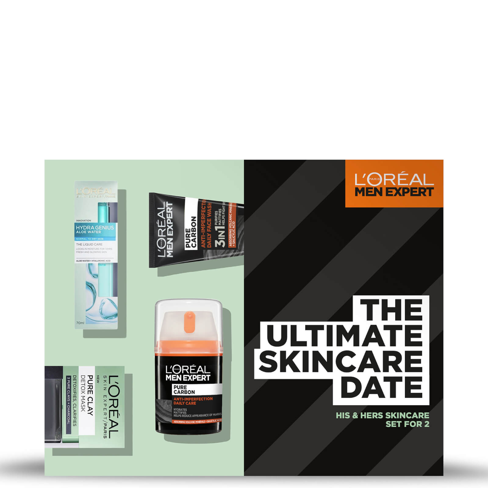 

L'Oréal Men Expert and L'Oréal Paris The Ultimate Skincare Date Gift Set