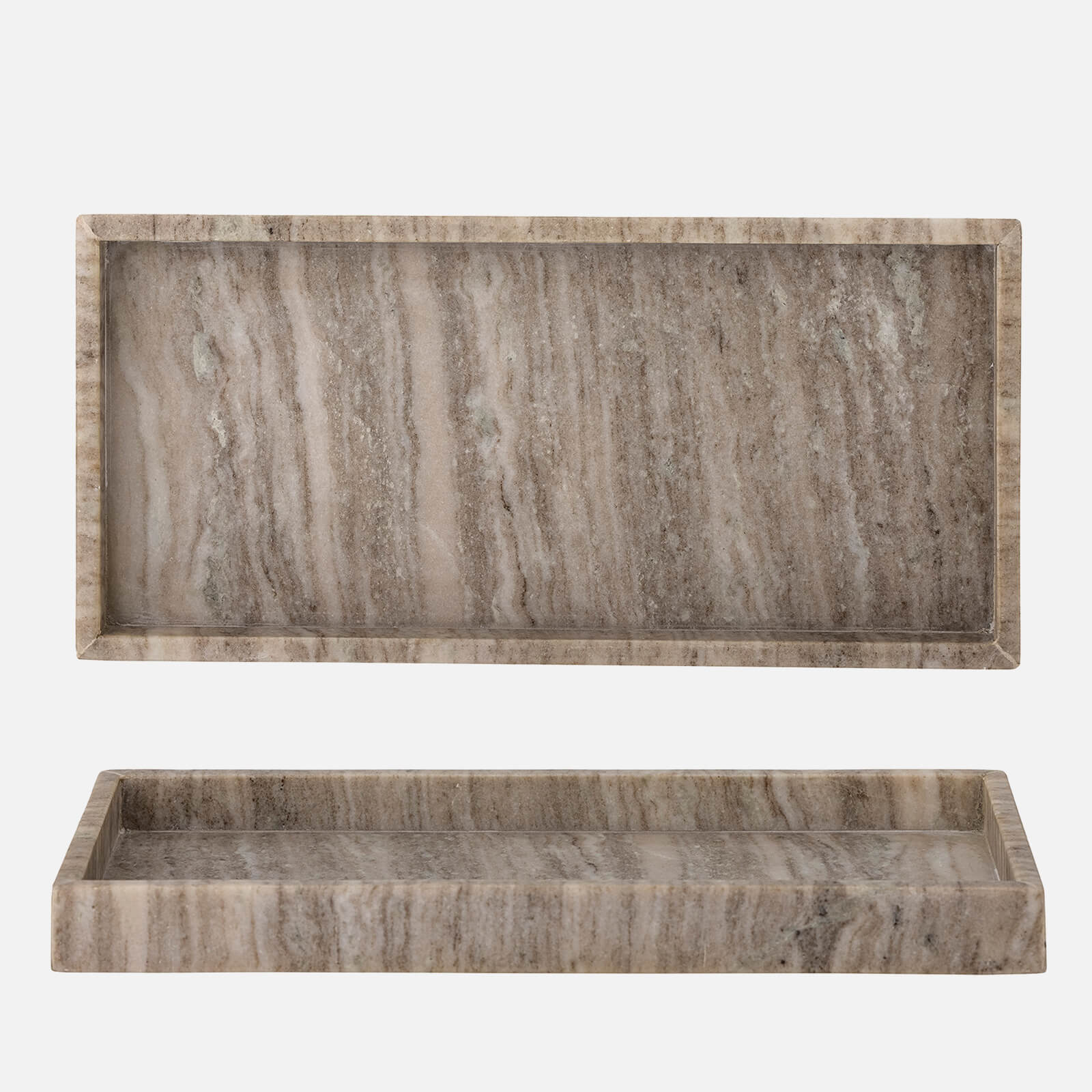 Bloomingville Majsa Marble Tray - Brown
