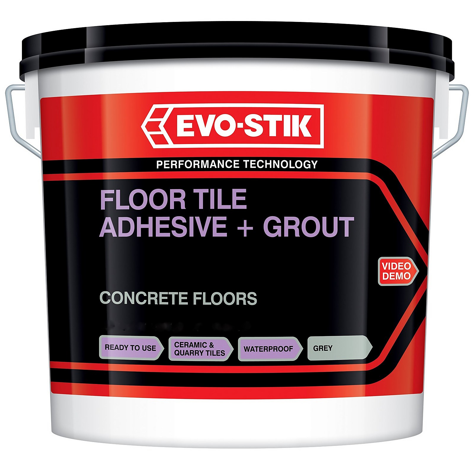 Photo of Evo-stik Floor Tile Adhesive And Grout For Concrete Floors