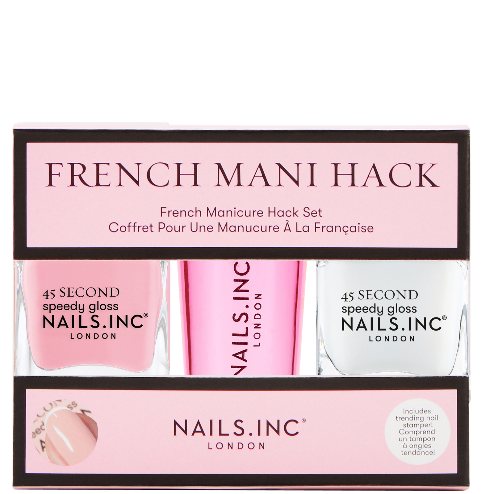 Shop Nails.inc Nails Inc. French Mani Hack Nail Polish Duo