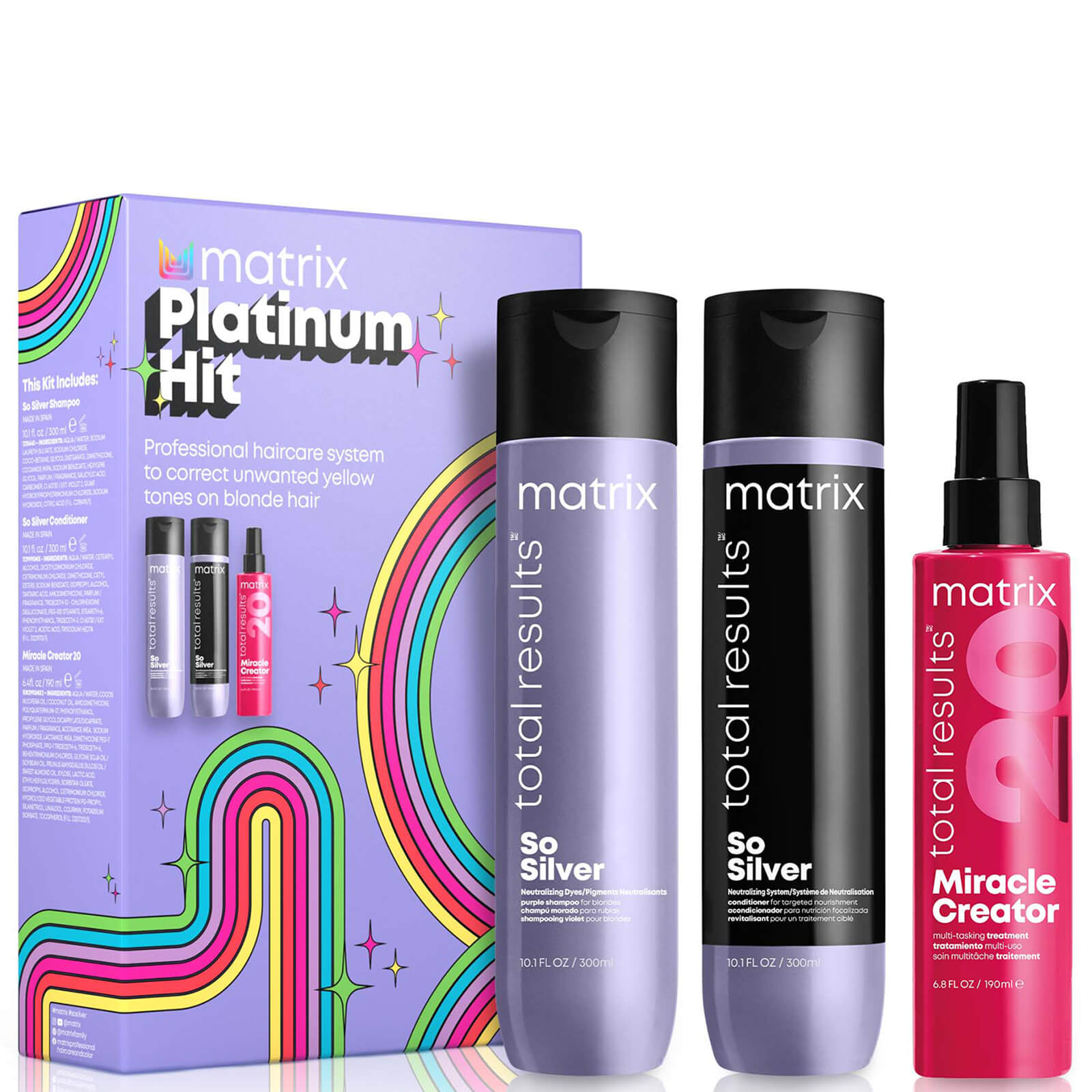 

Matrix Total Results So Silver Purple Toning Trio