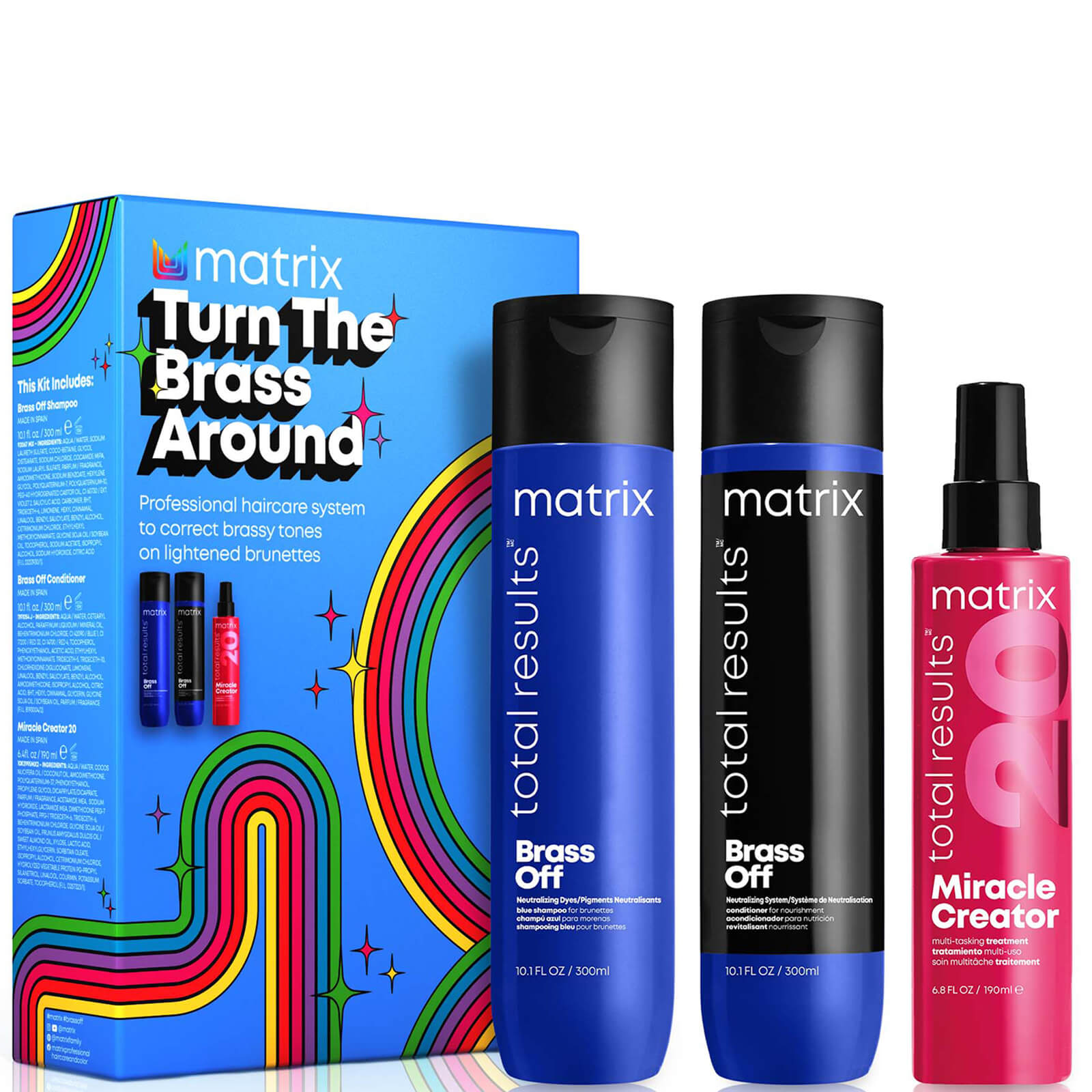 

Matrix Total Results Brass Off Blue Toning Trio