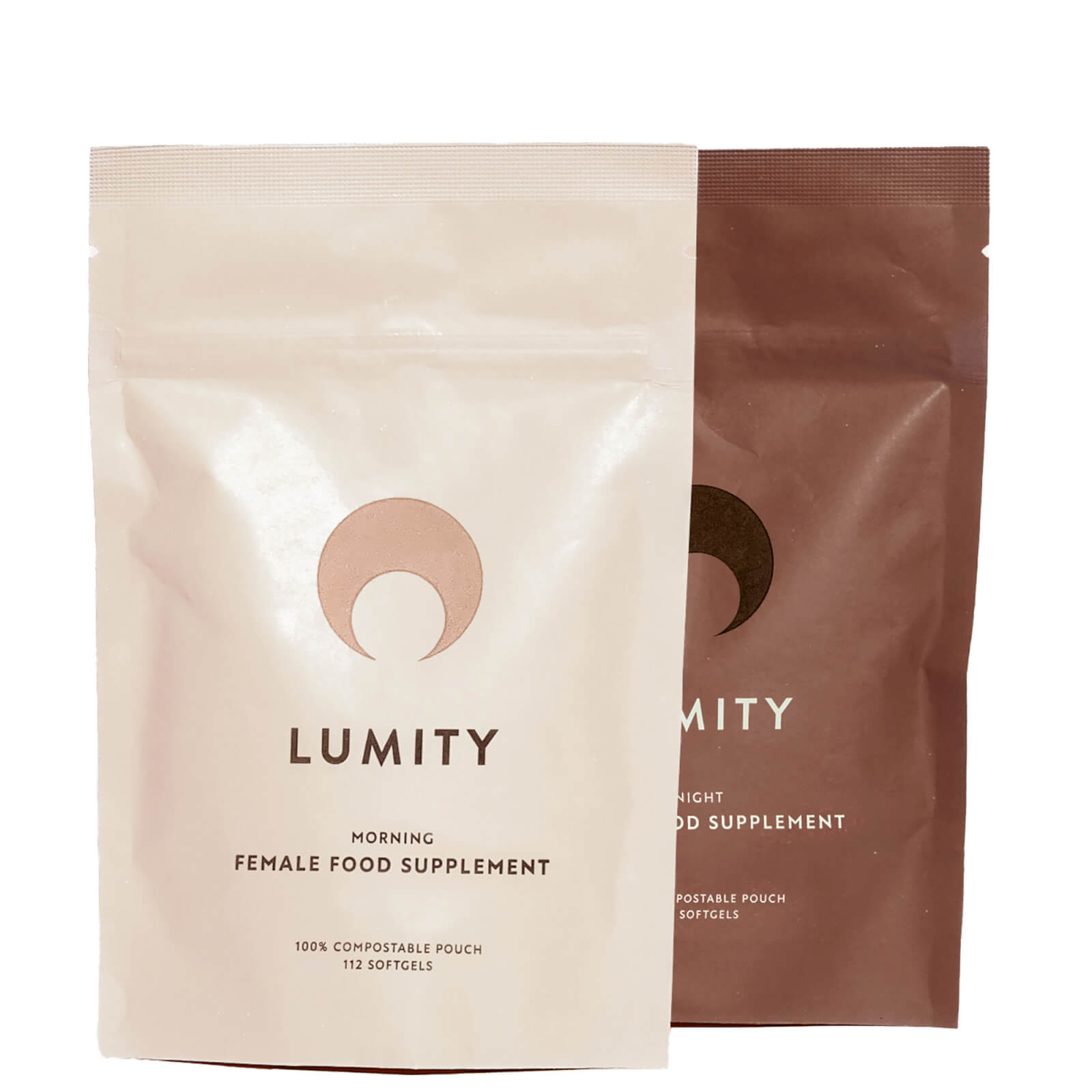 Lumity Morning And Night Female Supplement In Brown
