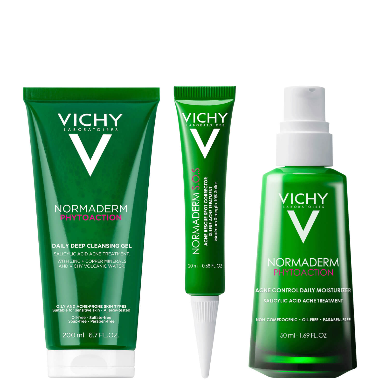 Vichy Normaderm 3-step Acne Kit For Oily Skin ($103 Value)