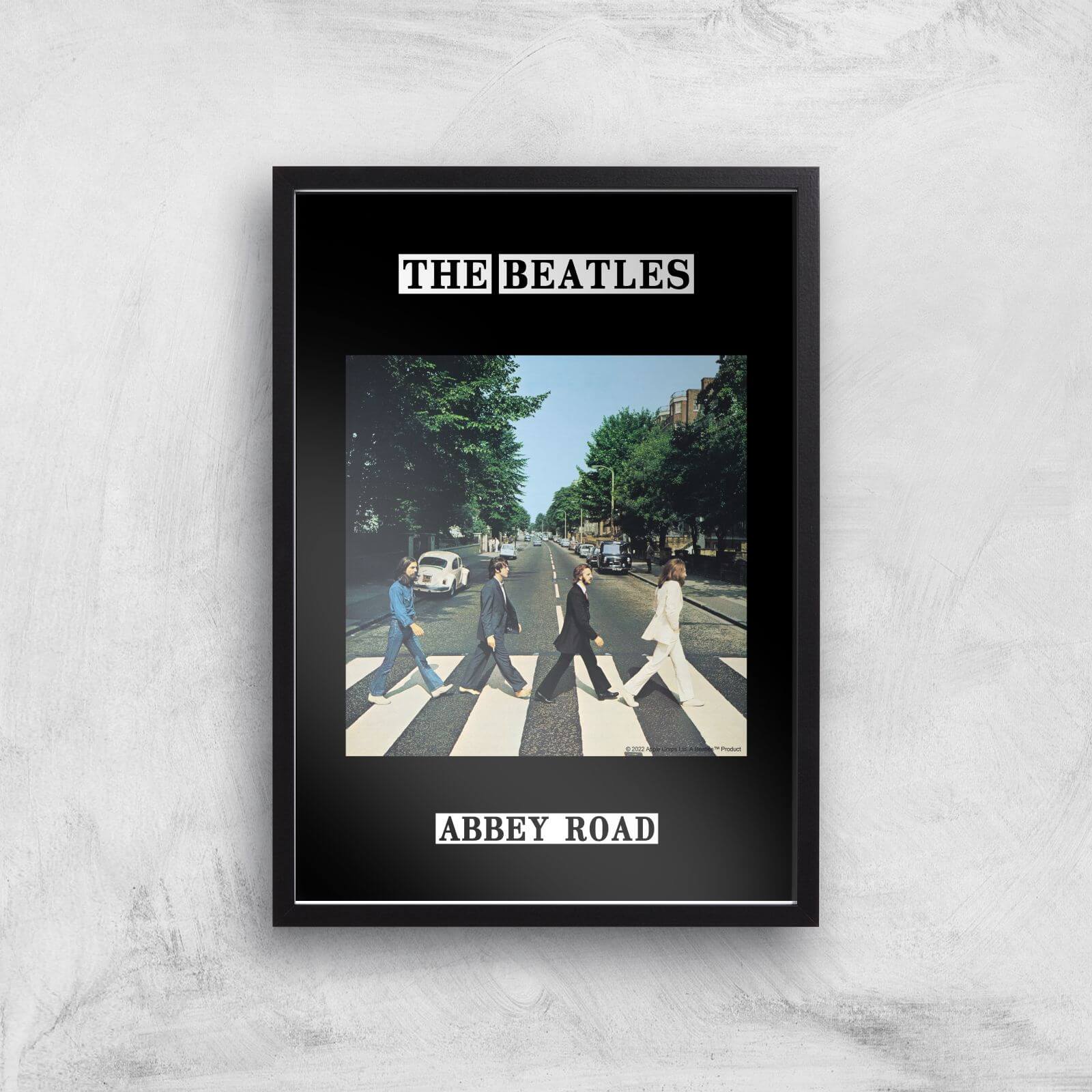 Abbey Road Collection The Beatles Abbey Road Giclee Art Print - A4 - Black Frame