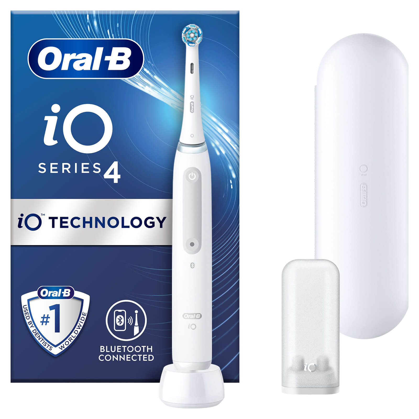 Oral B Oral-b Io4 White Electric Toothbrush With Travel Case - Toothbrush