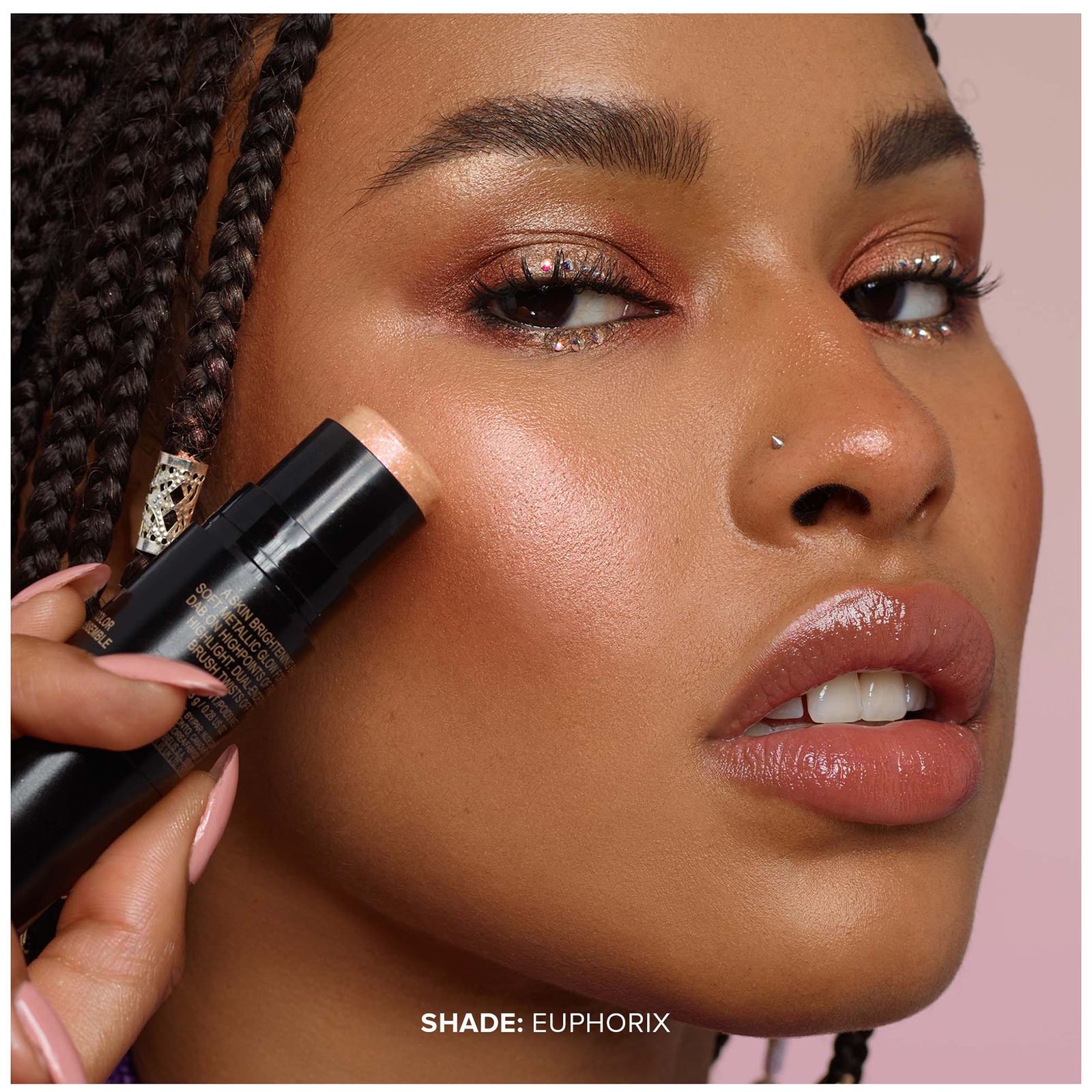 Thumbnail - NUDESTIX Nudies Glow All Over Face Highlight Colour 8g (Various Shades) - Euphorix