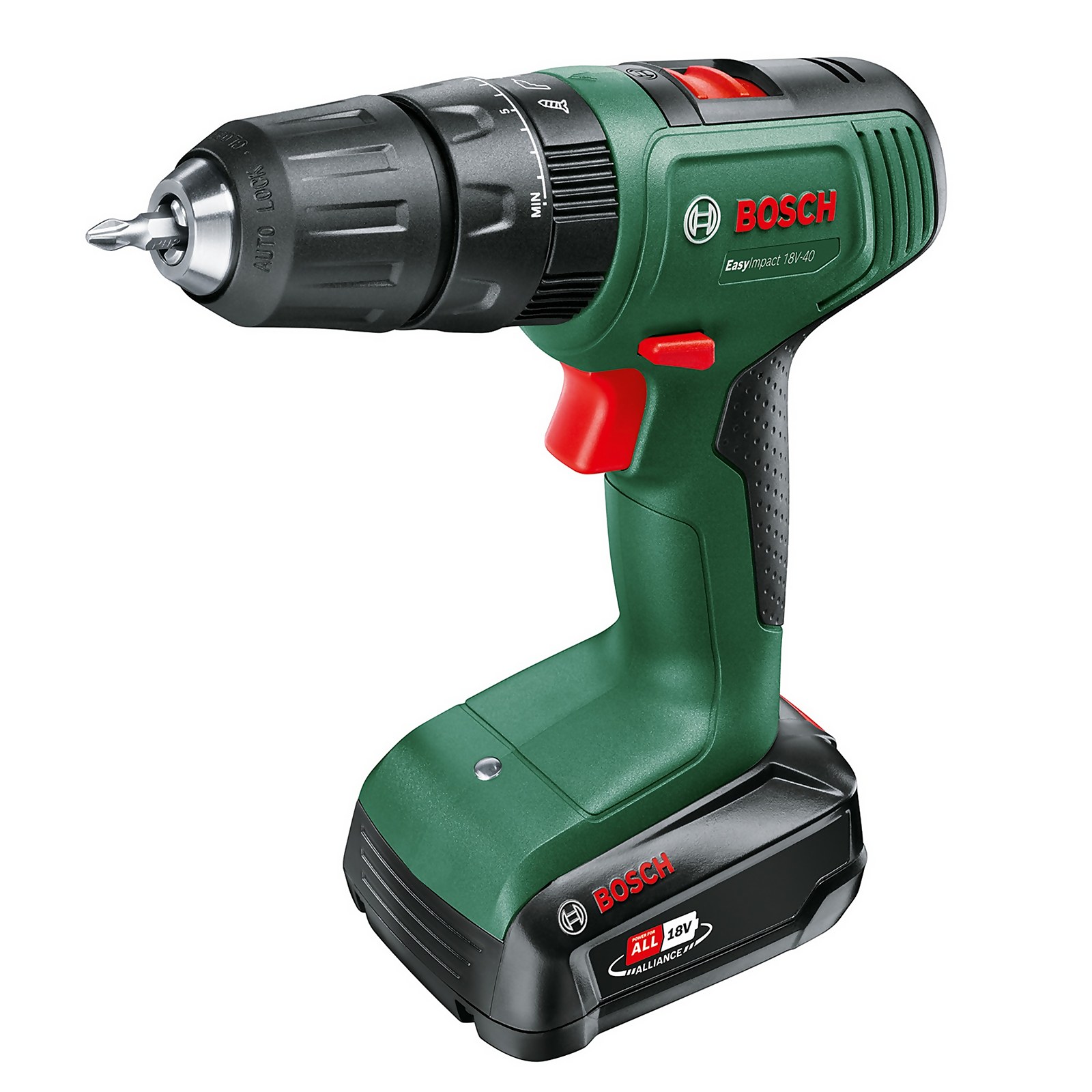 Photo of Bosch Easyimpact 18v-40 Combi Drill With 1 X 1.5ah Battery & Charger