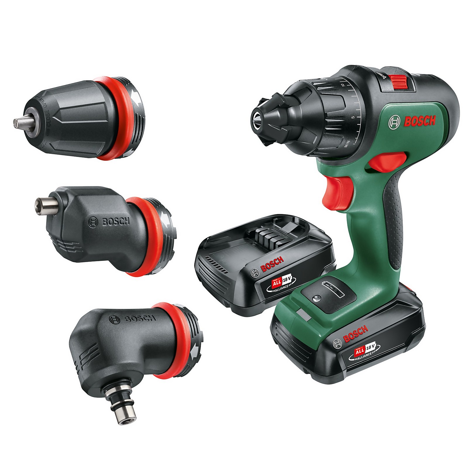 Photo of Bosch Advancedimpact 18 Impact Driver With 2 X 2.5 Ah Batteries- Charger & 3 Attachment Set