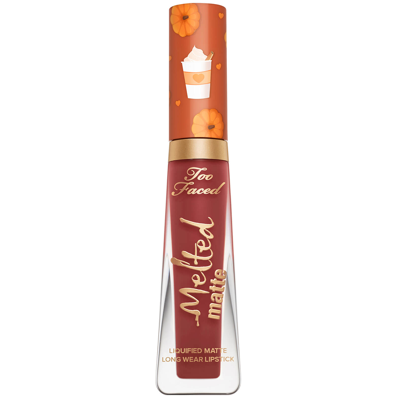 Too Faced Limited Edition Melted Matte Liquified Matte Long-Wear Lipstick – Pumpkin Spice Latte 