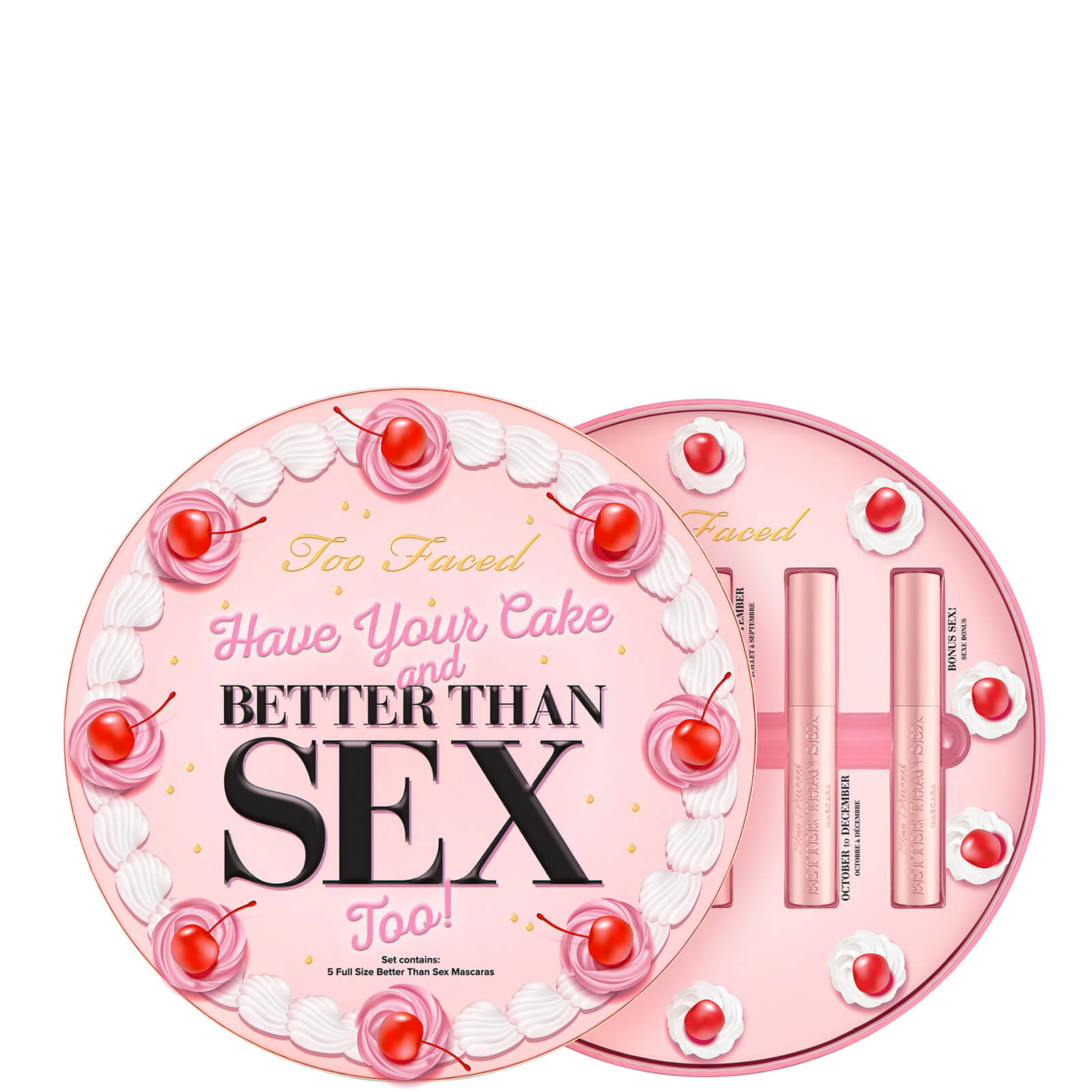 

Too Faced Limited Edition Have Your Cake (and Better Than Sex Too!) Mascara Collection Set
