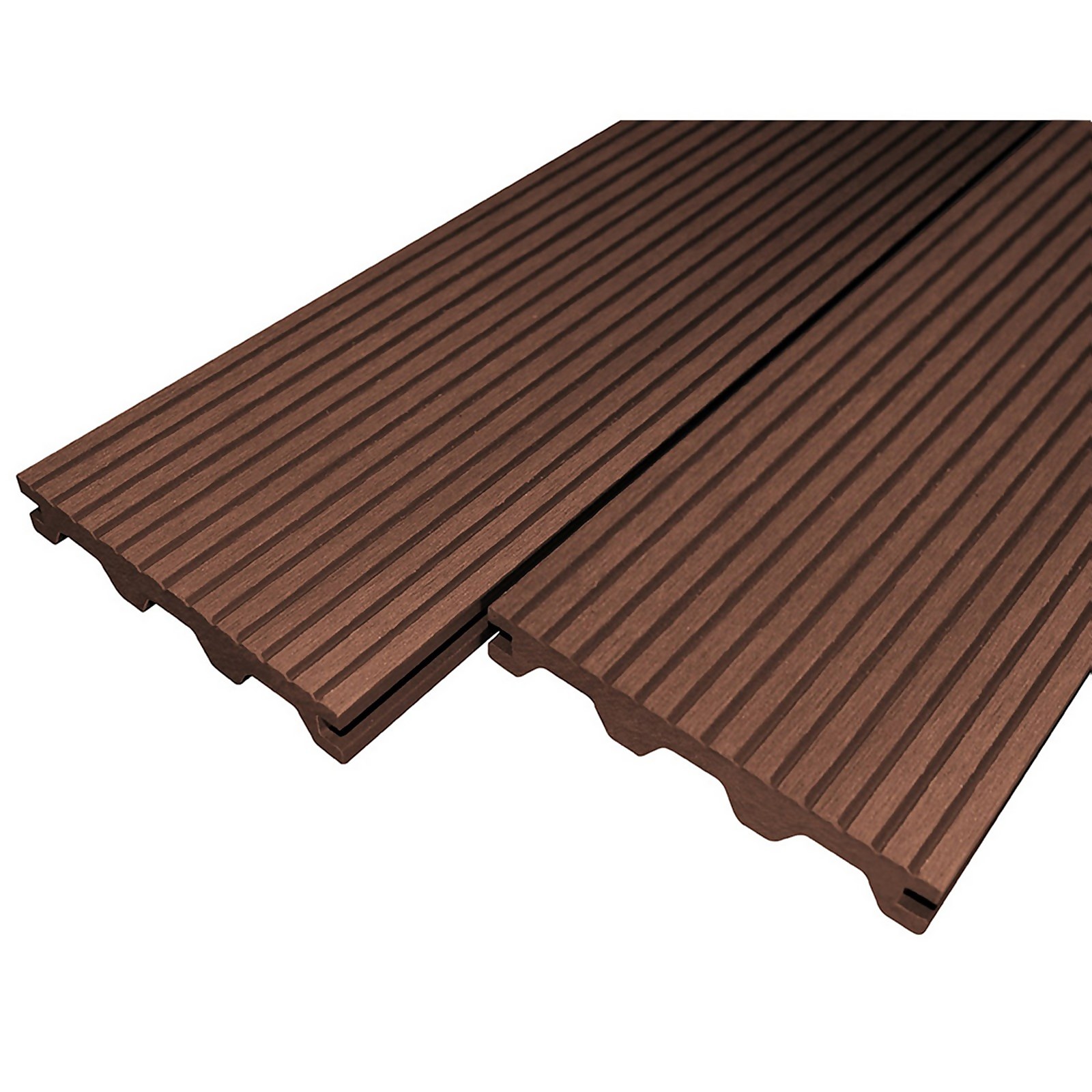 Photo of Victoria Composite Decking Castle Groove 20 Pack Redwood - 10.08 M2
