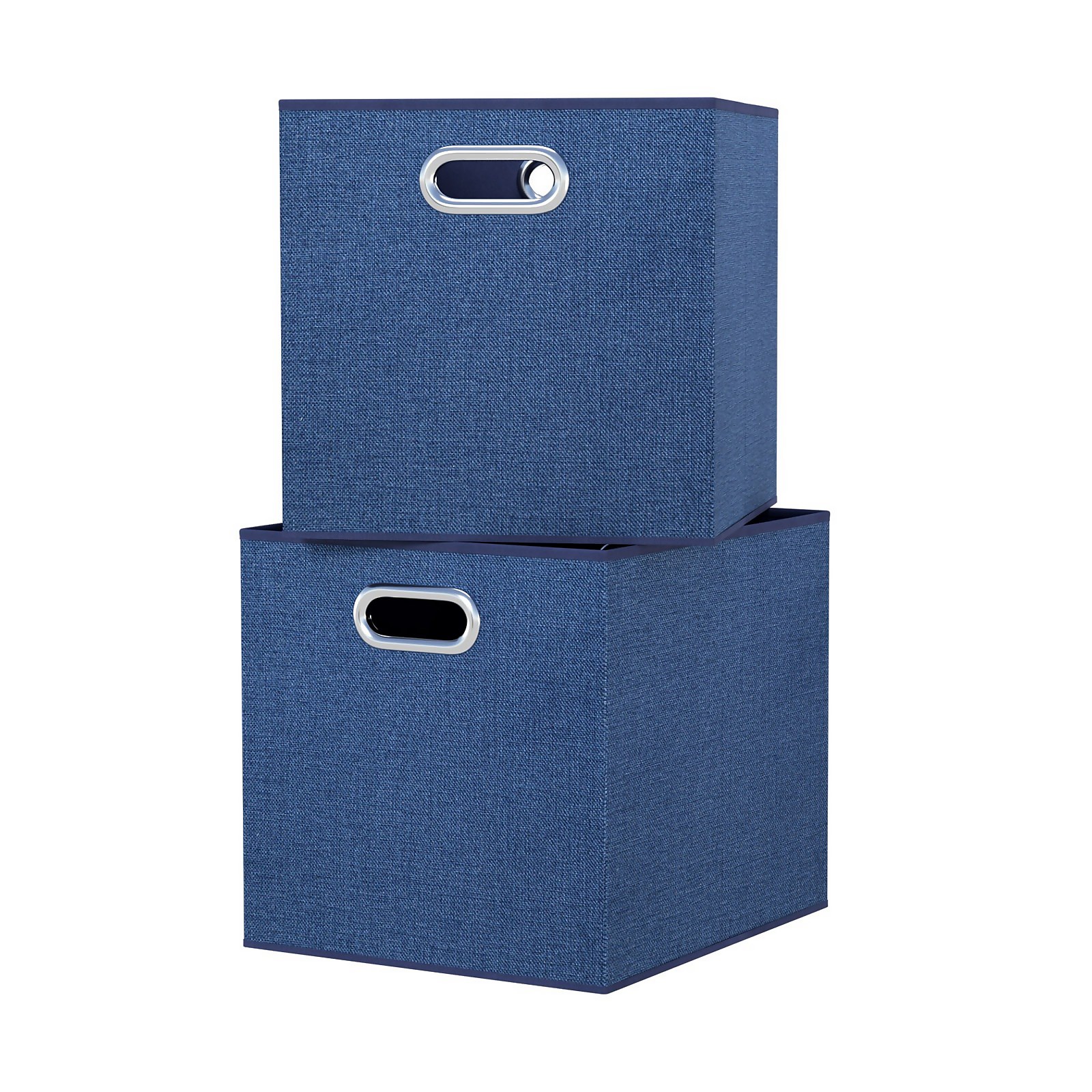 Photo of Clever Cube Fabric Insert - Set Of 2 - Steel Blue
