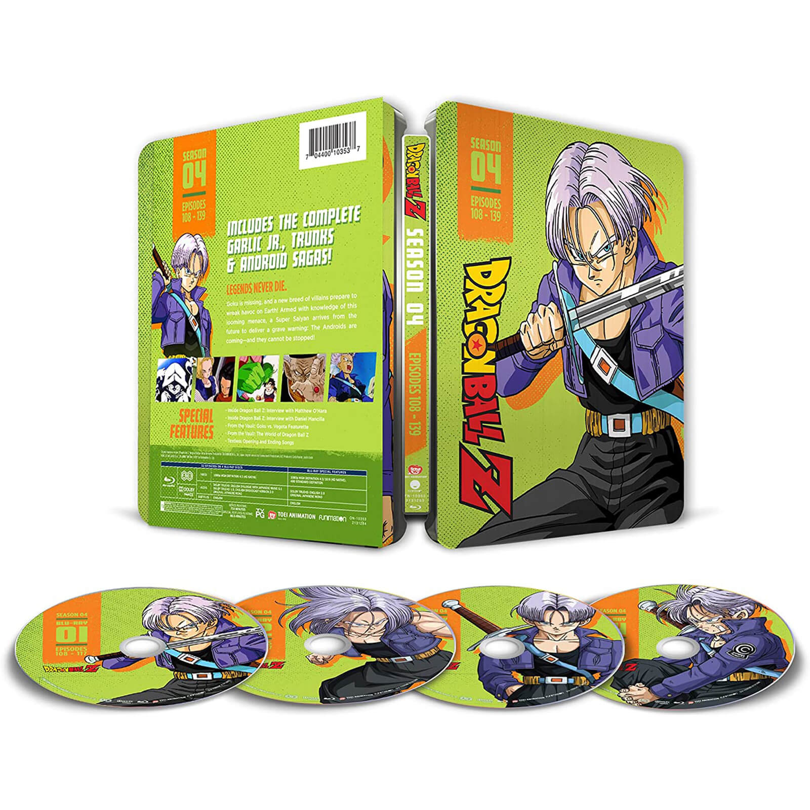 Dragon Ball Z: Season 4 - Limited Edition Steelbook
