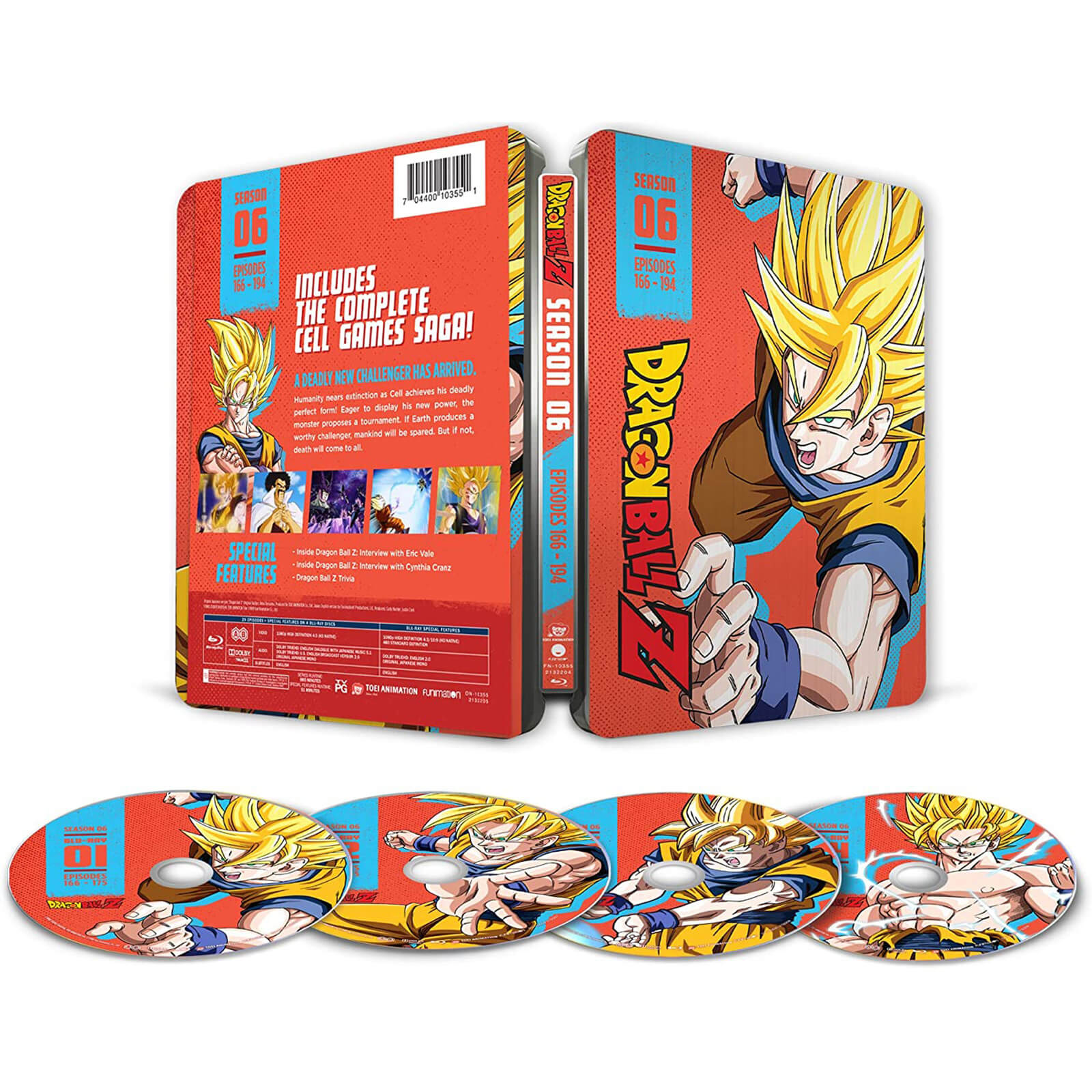Dragon Ball Z: Season 6 - Limited Edition Steelbook