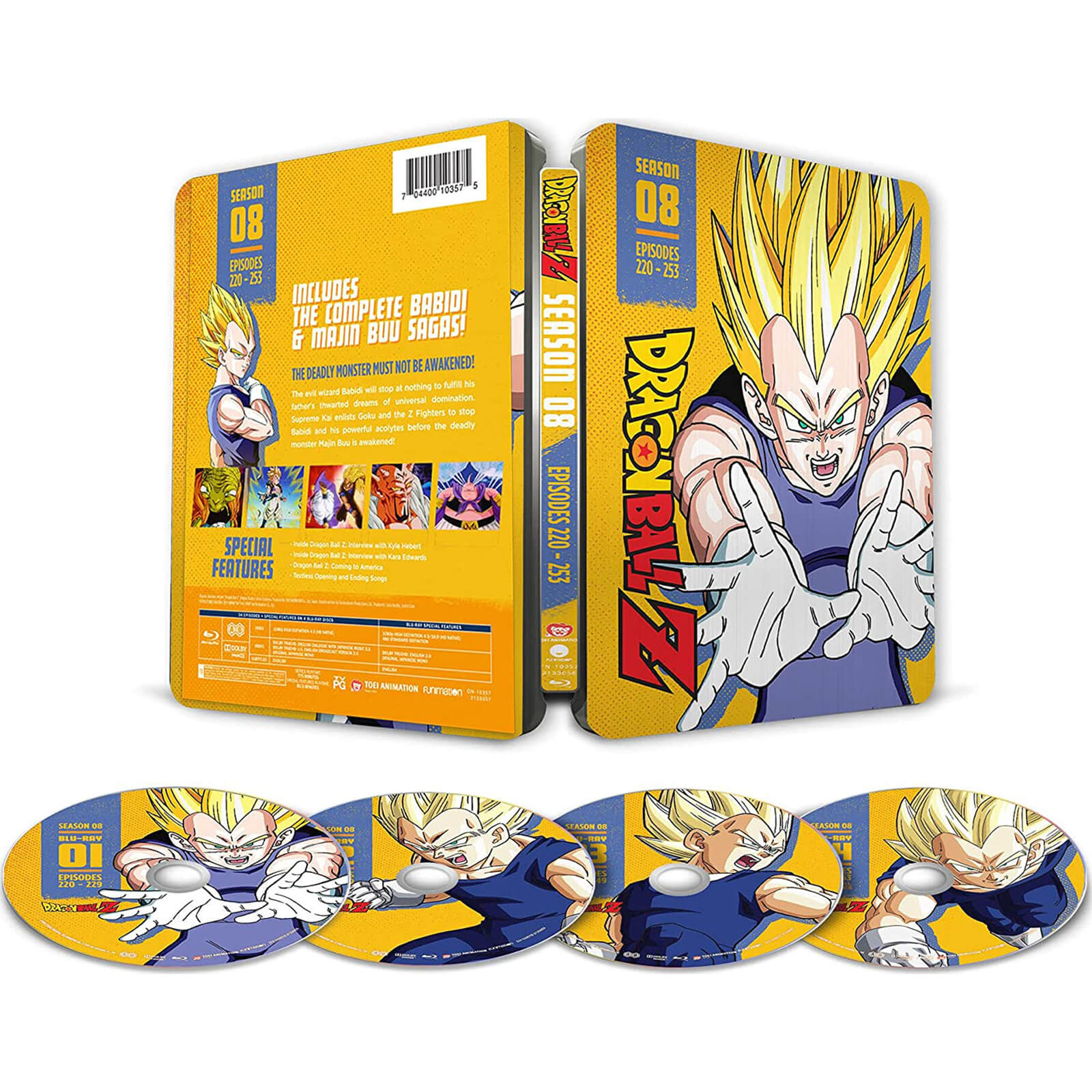 Dragon Ball Z: Season 8 - Limited Edition Steelbook