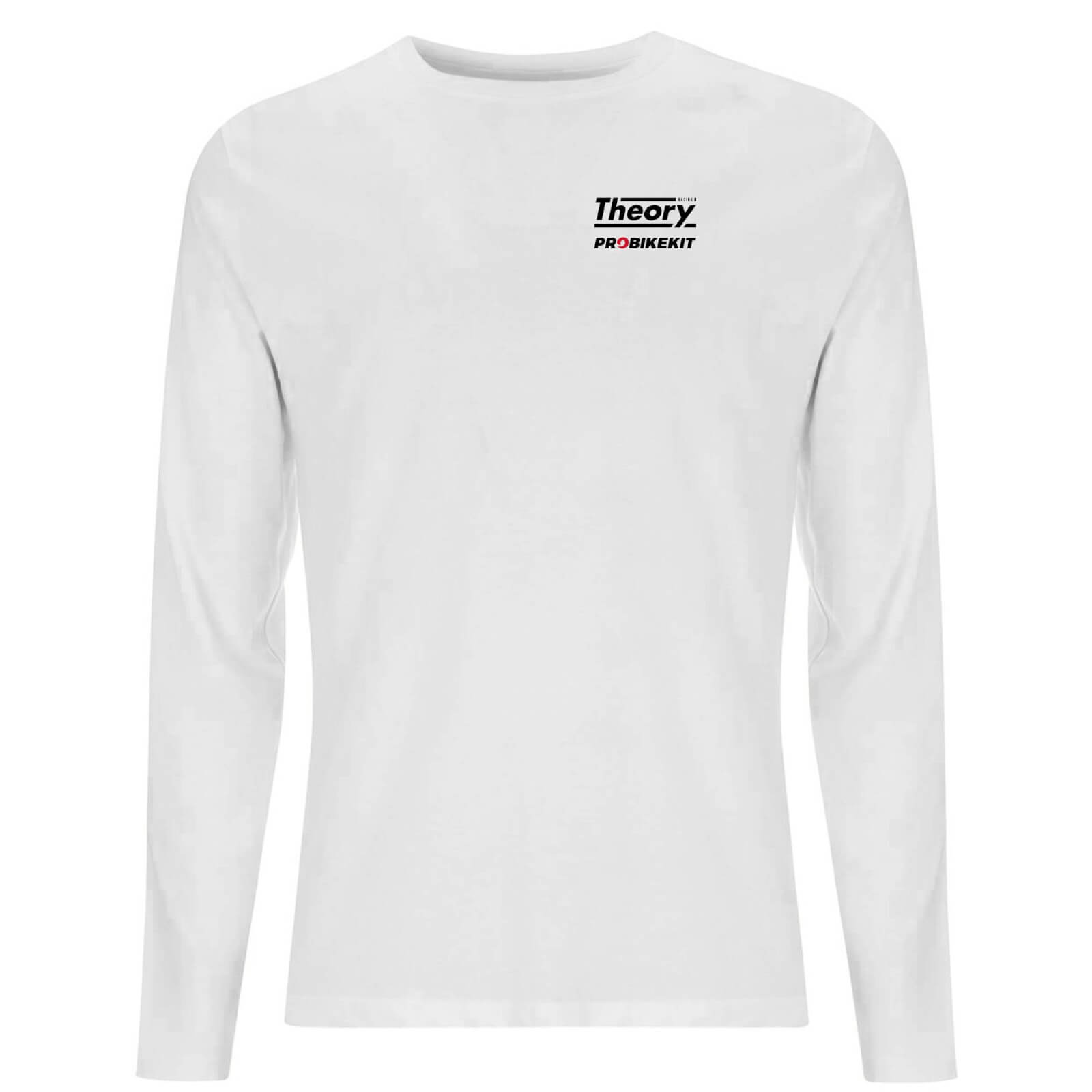 PBK Theory Logo Pocket Print Men's Long Sleeve T-Shirt - White - S - White