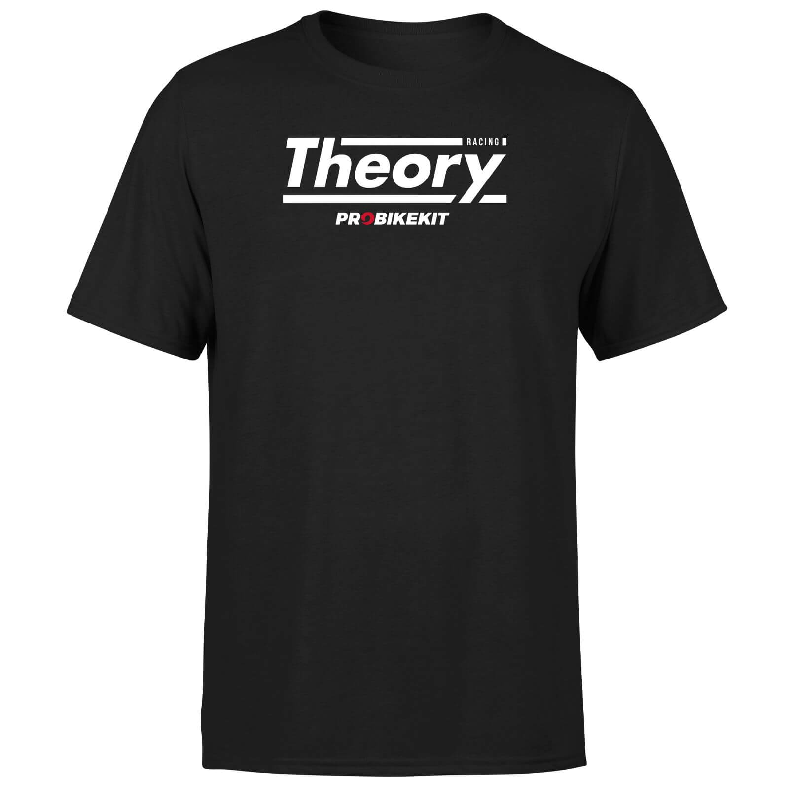 PBK Theory Textured With Logos Men's T-Shirt - Black - M - Black