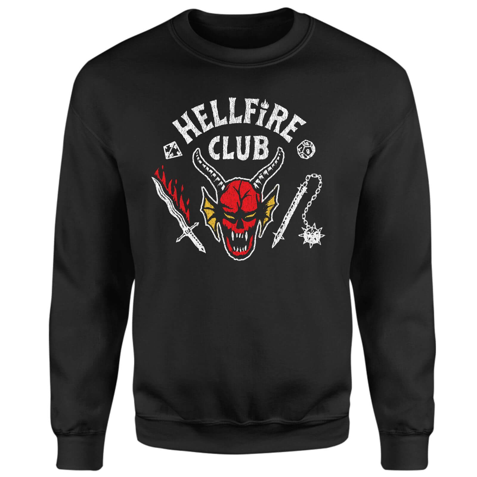 

Sweat à capuche Stranger Things Hellfire Club Vintage - Noir - M