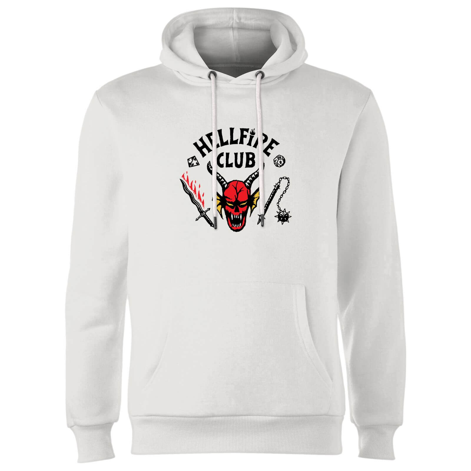 

Sweat à capuche Stranger Things Hellfire Club - Blanc - XXL