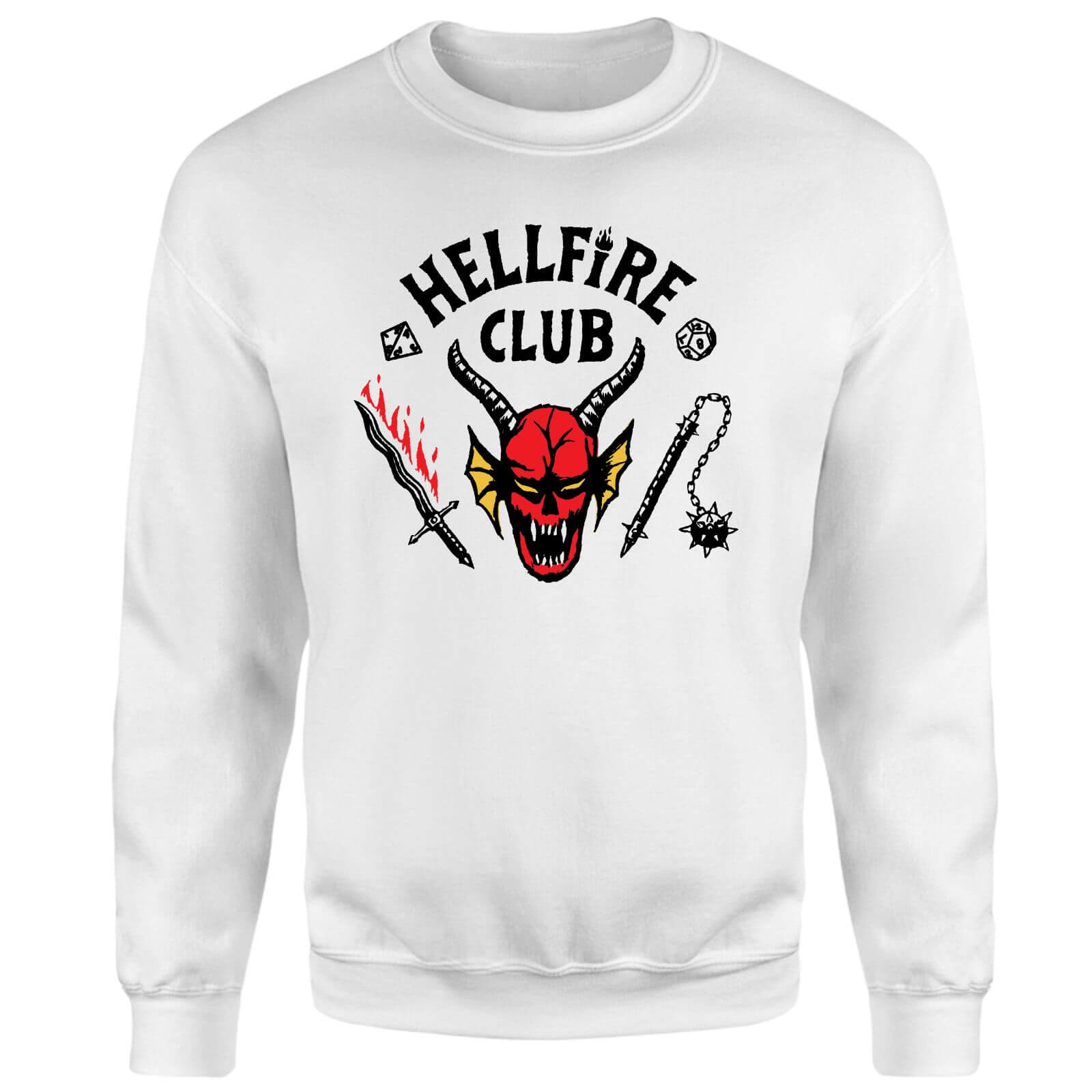 

Pull Stranger Things Hellfire Club - Blanc - L