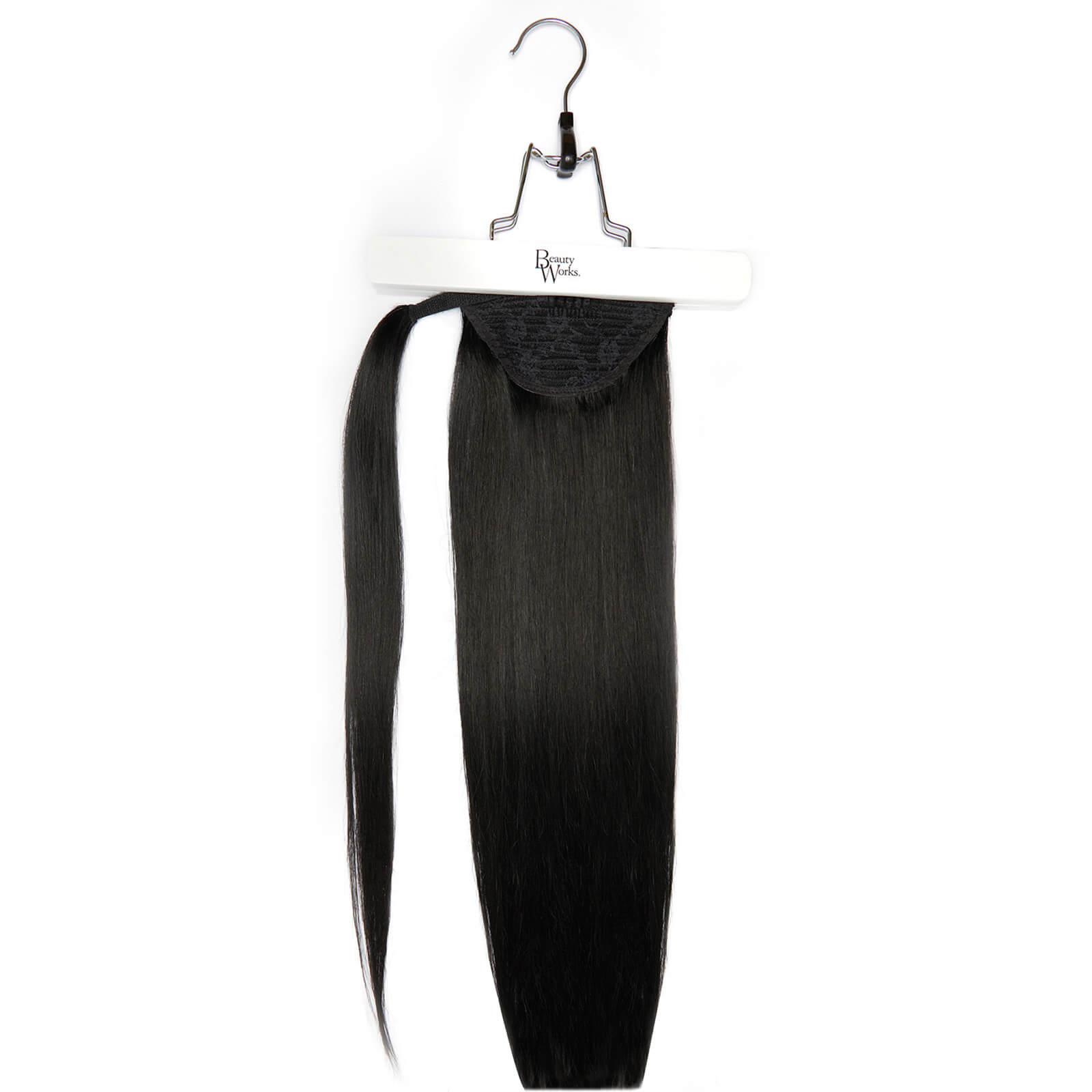 Beauty Works Super Sleek Invisi Pony 18 Inch Extensions (Various Colours) - Jet Set Black